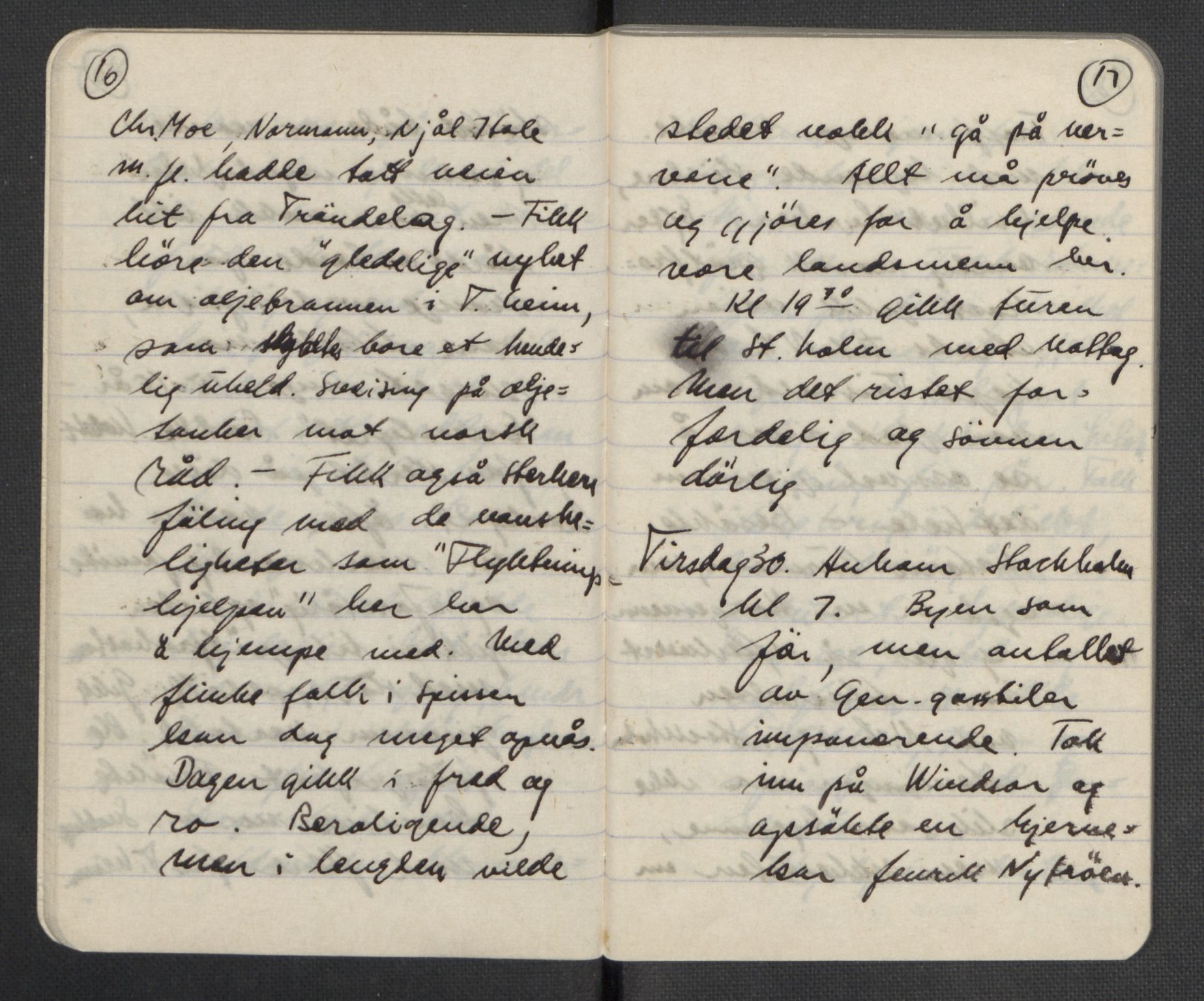 Tronstad, Leif, AV/RA-PA-0354/F/L0001: Dagbøker, 1941-1945, p. 12