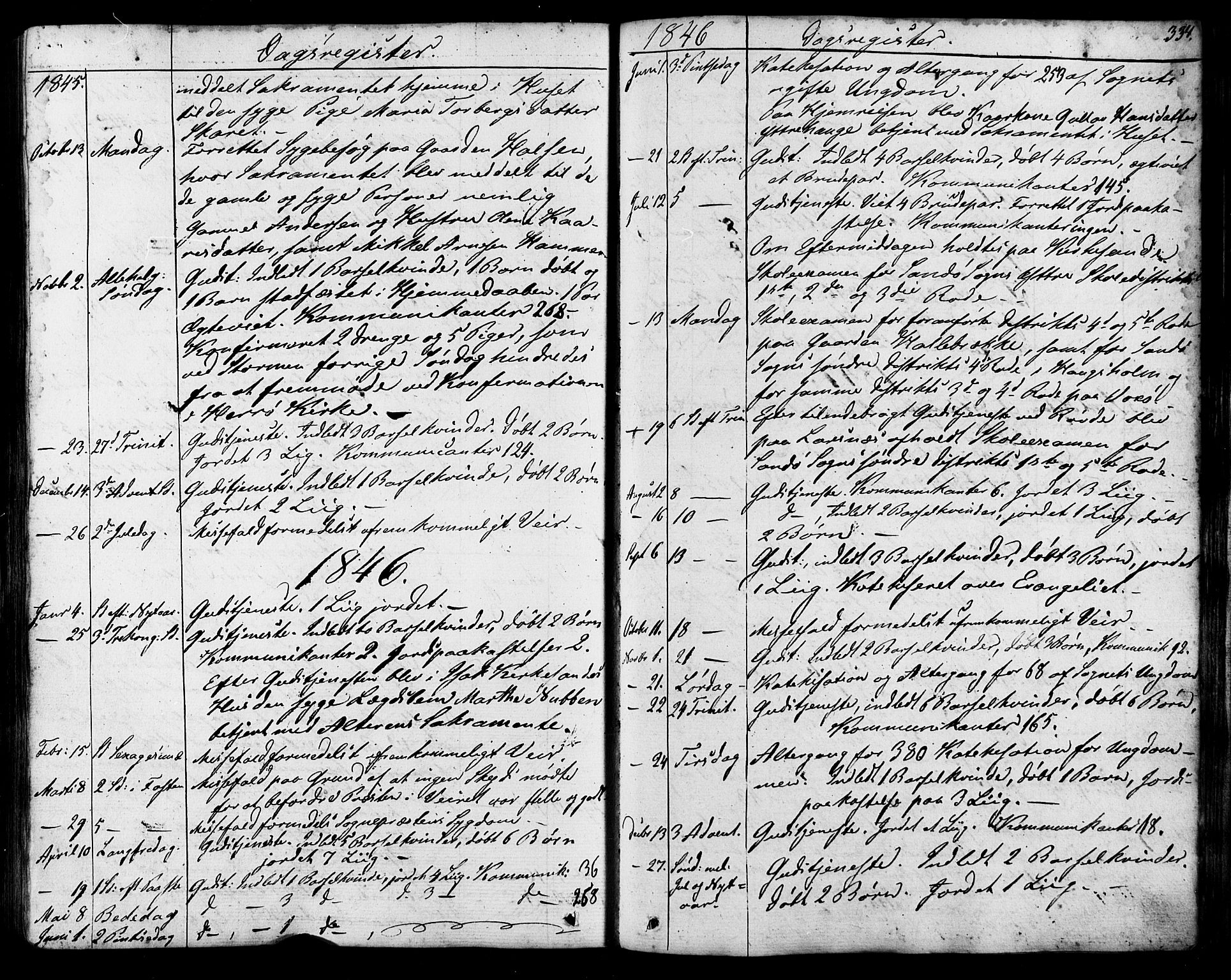 Ministerialprotokoller, klokkerbøker og fødselsregistre - Møre og Romsdal, AV/SAT-A-1454/503/L0034: Parish register (official) no. 503A02, 1841-1884, p. 334