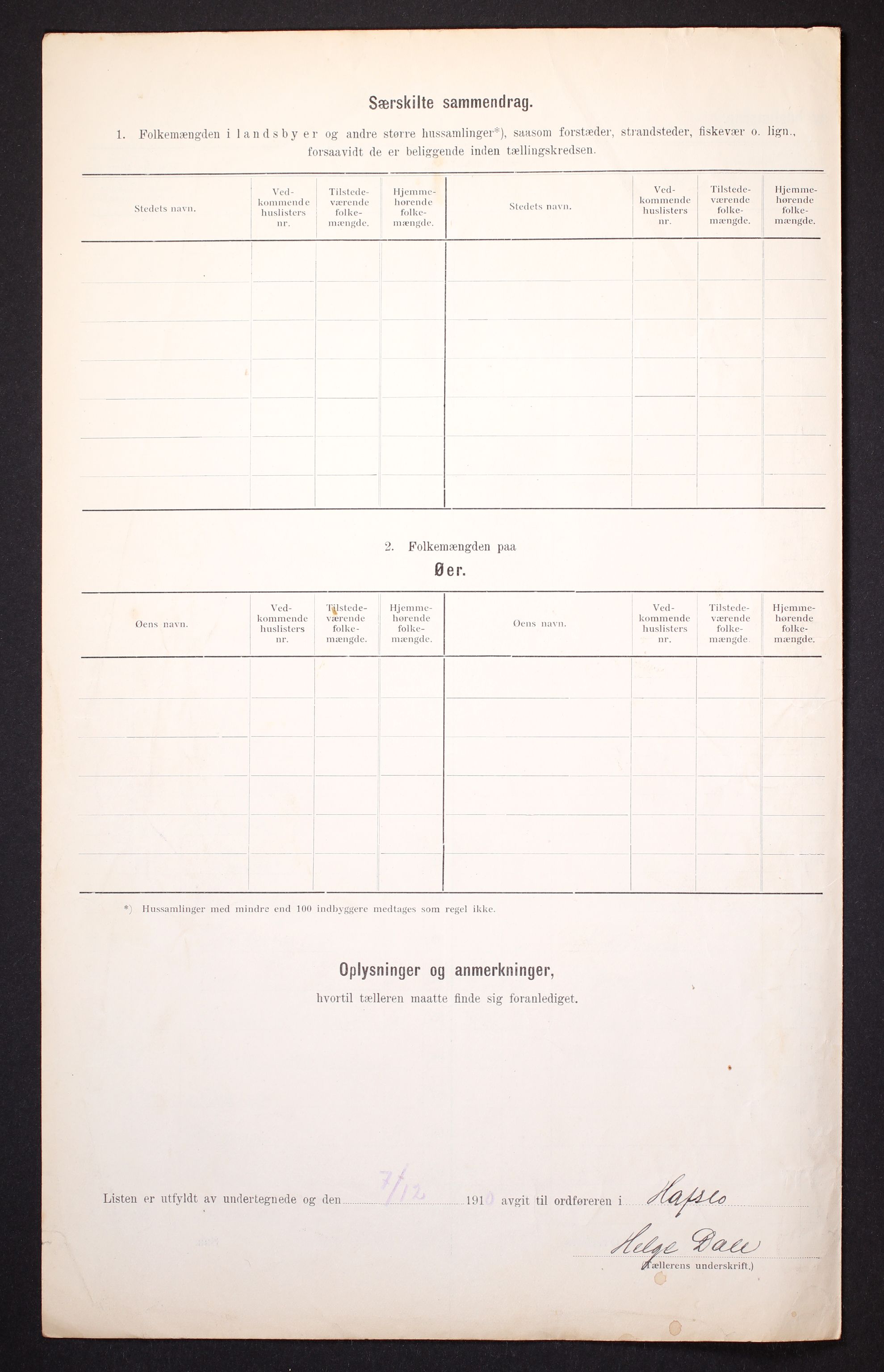 RA, 1910 census for Hafslo, 1910, p. 24