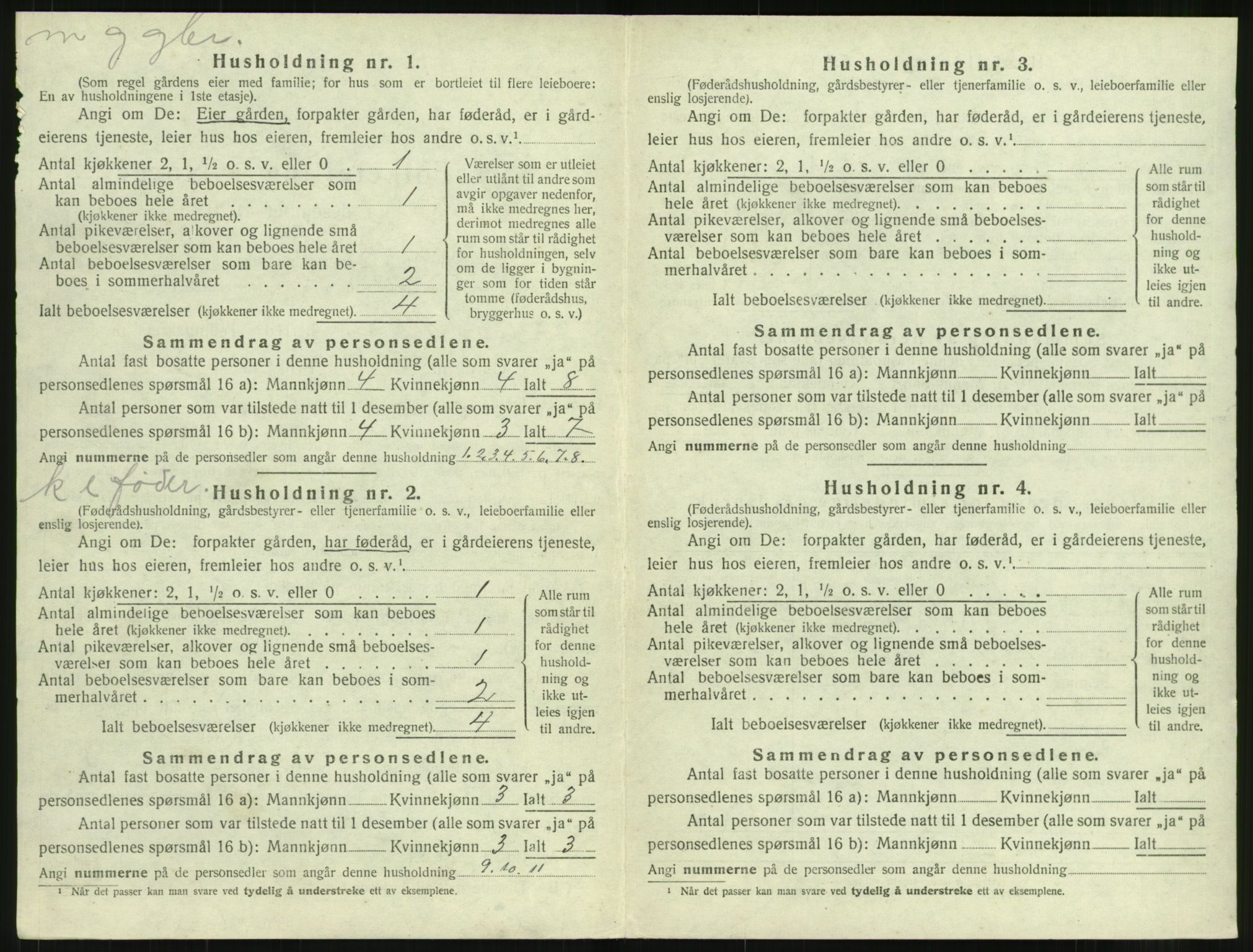 SAT, 1920 census for Eid (MR), 1920, p. 103