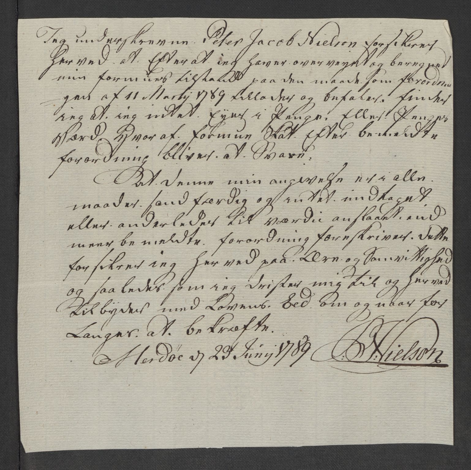 Rentekammeret inntil 1814, Reviderte regnskaper, Mindre regnskaper, AV/RA-EA-4068/Rf/Rfe/L0027: Nedenes fogderi, Nedre Romerike fogderi, 1789, p. 278