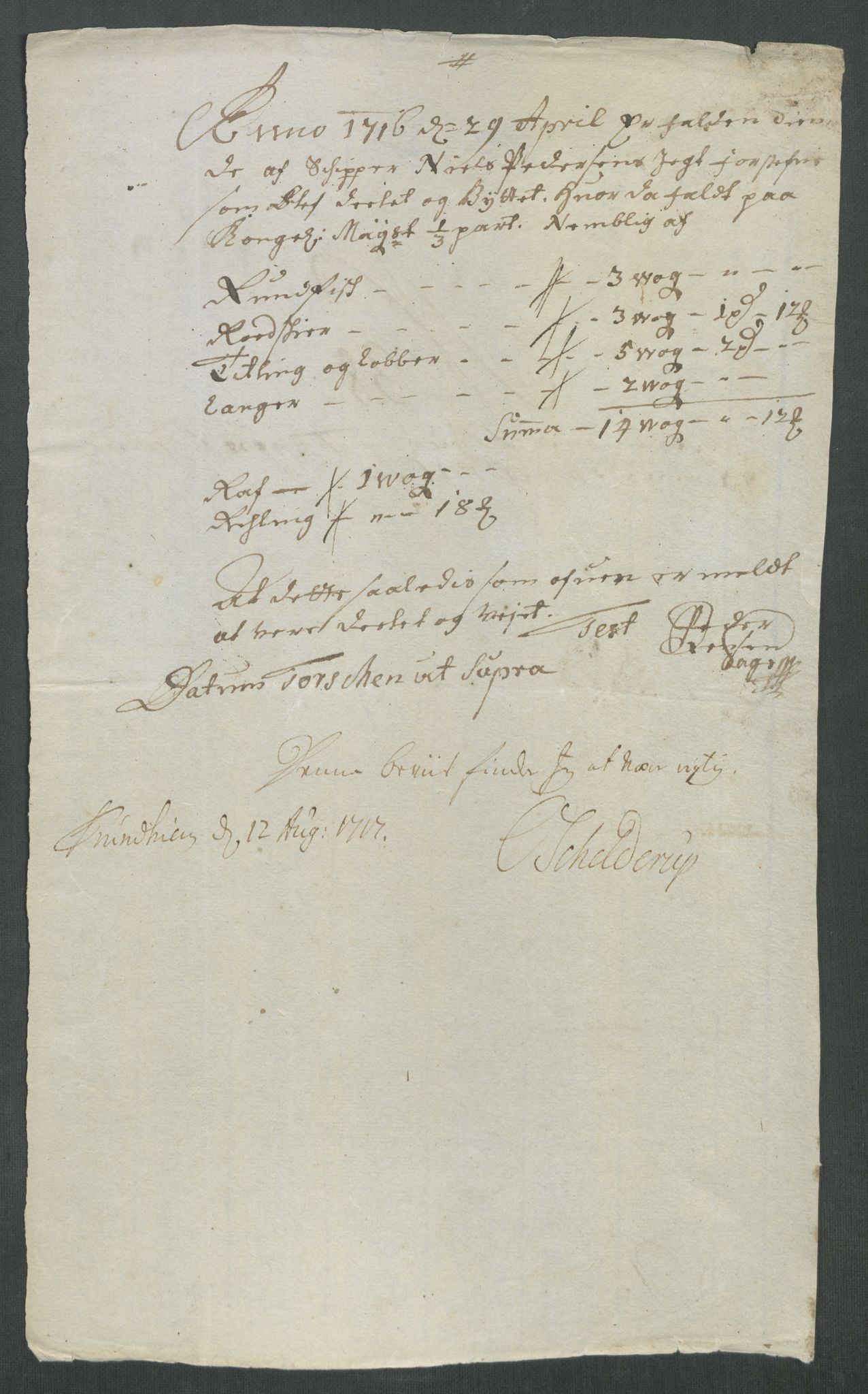 Rentekammeret inntil 1814, Reviderte regnskaper, Fogderegnskap, AV/RA-EA-4092/R68/L4762: Fogderegnskap Senja og Troms, 1716, p. 253