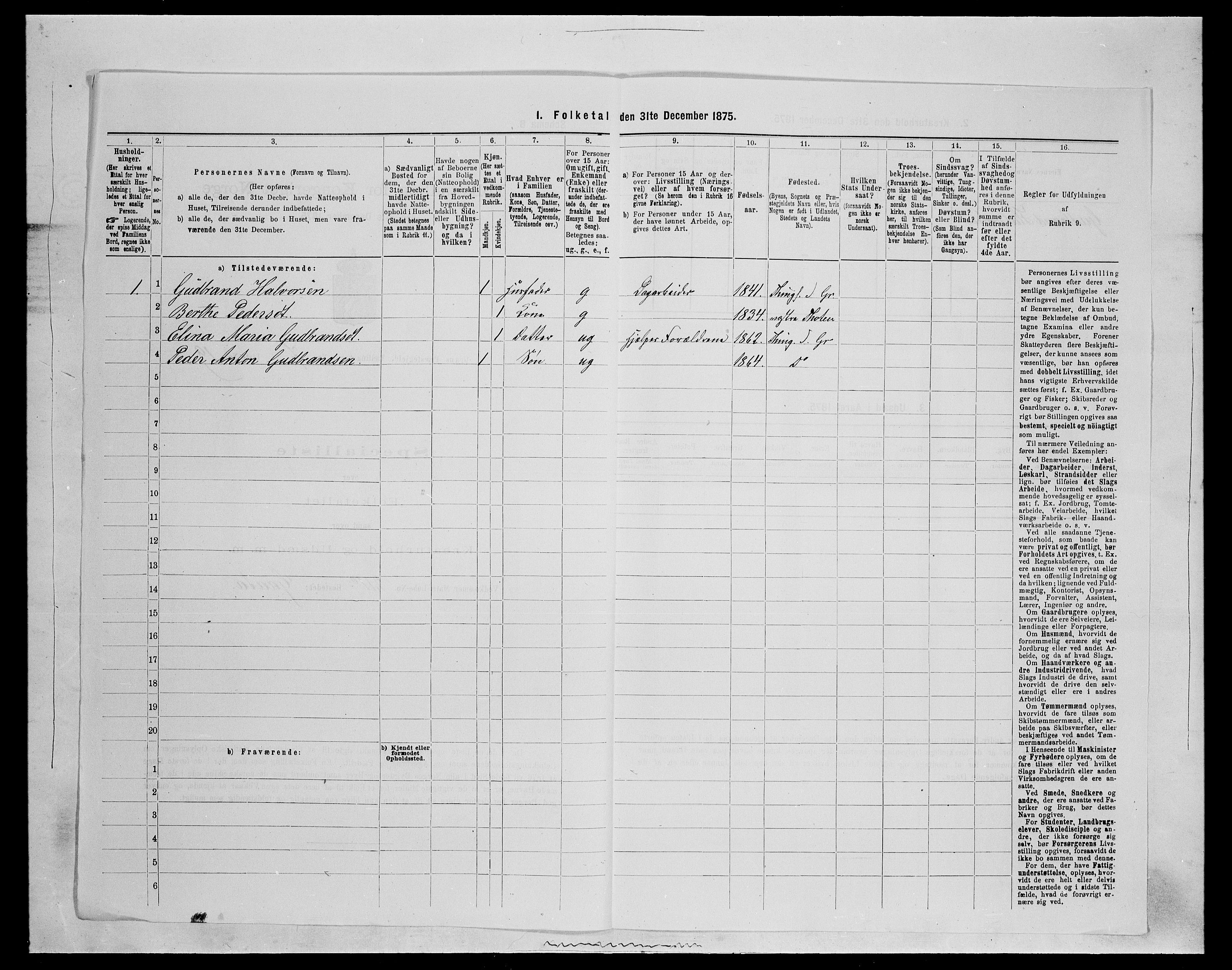 SAH, 1875 census for 0534P Gran, 1875, p. 1205