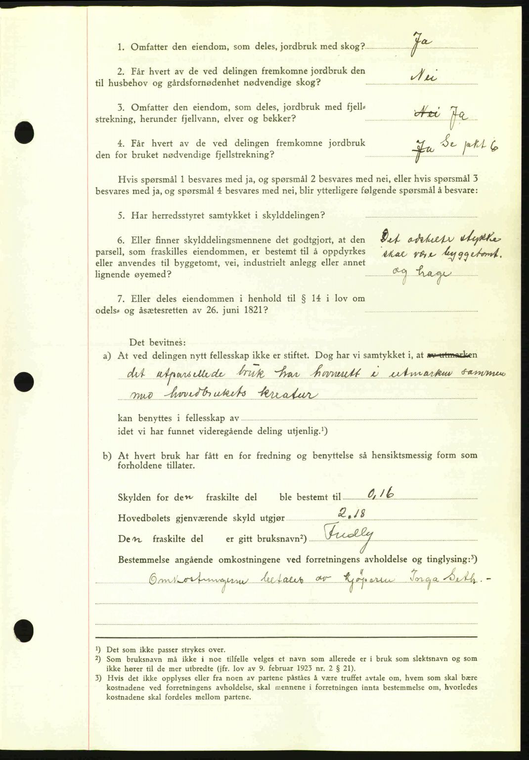 Romsdal sorenskriveri, AV/SAT-A-4149/1/2/2C: Mortgage book no. A11, 1941-1942, Diary no: : 1971/1941