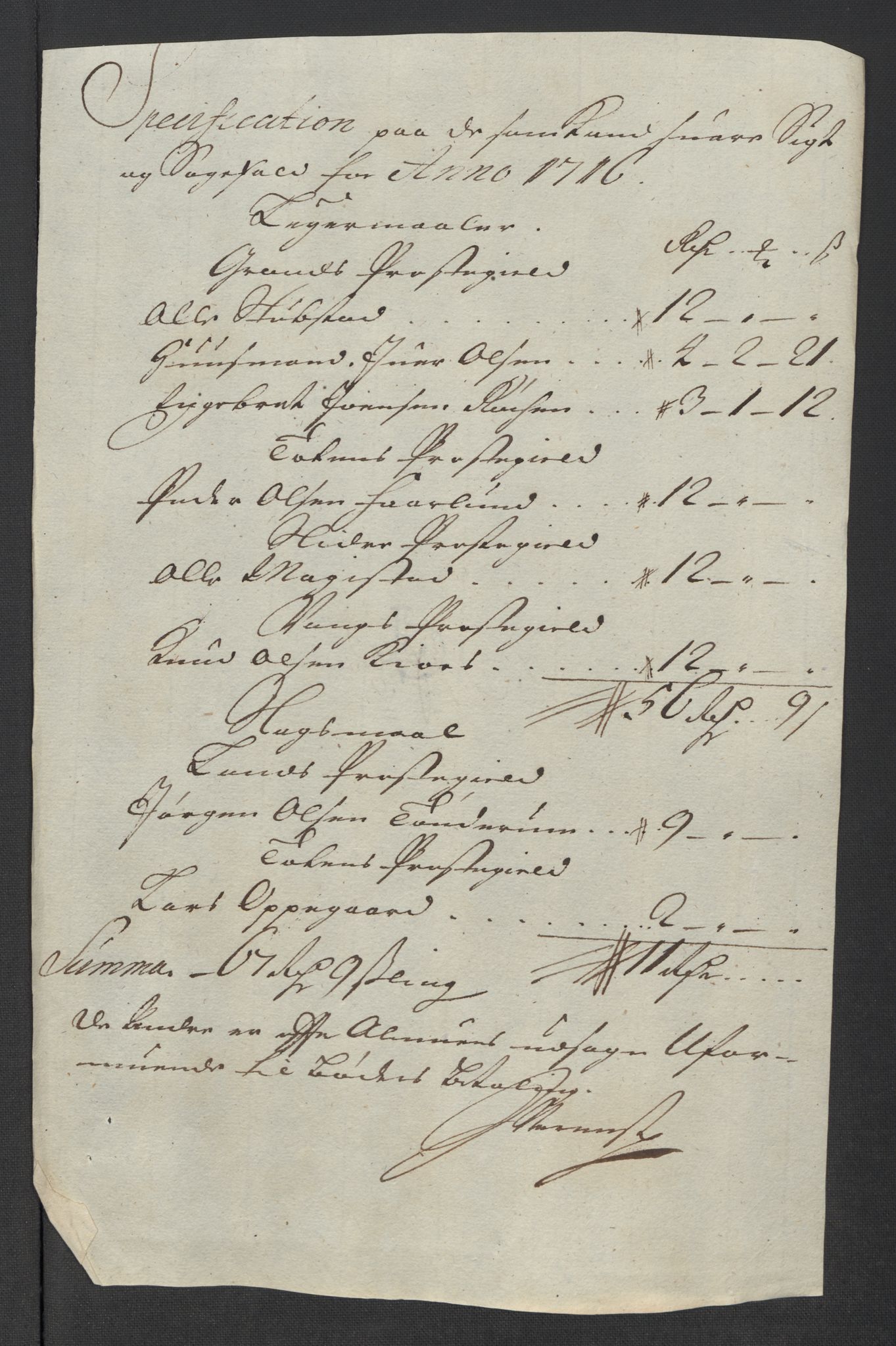 Rentekammeret inntil 1814, Reviderte regnskaper, Fogderegnskap, AV/RA-EA-4092/R18/L1315: Fogderegnskap Hadeland, Toten og Valdres, 1716, p. 318