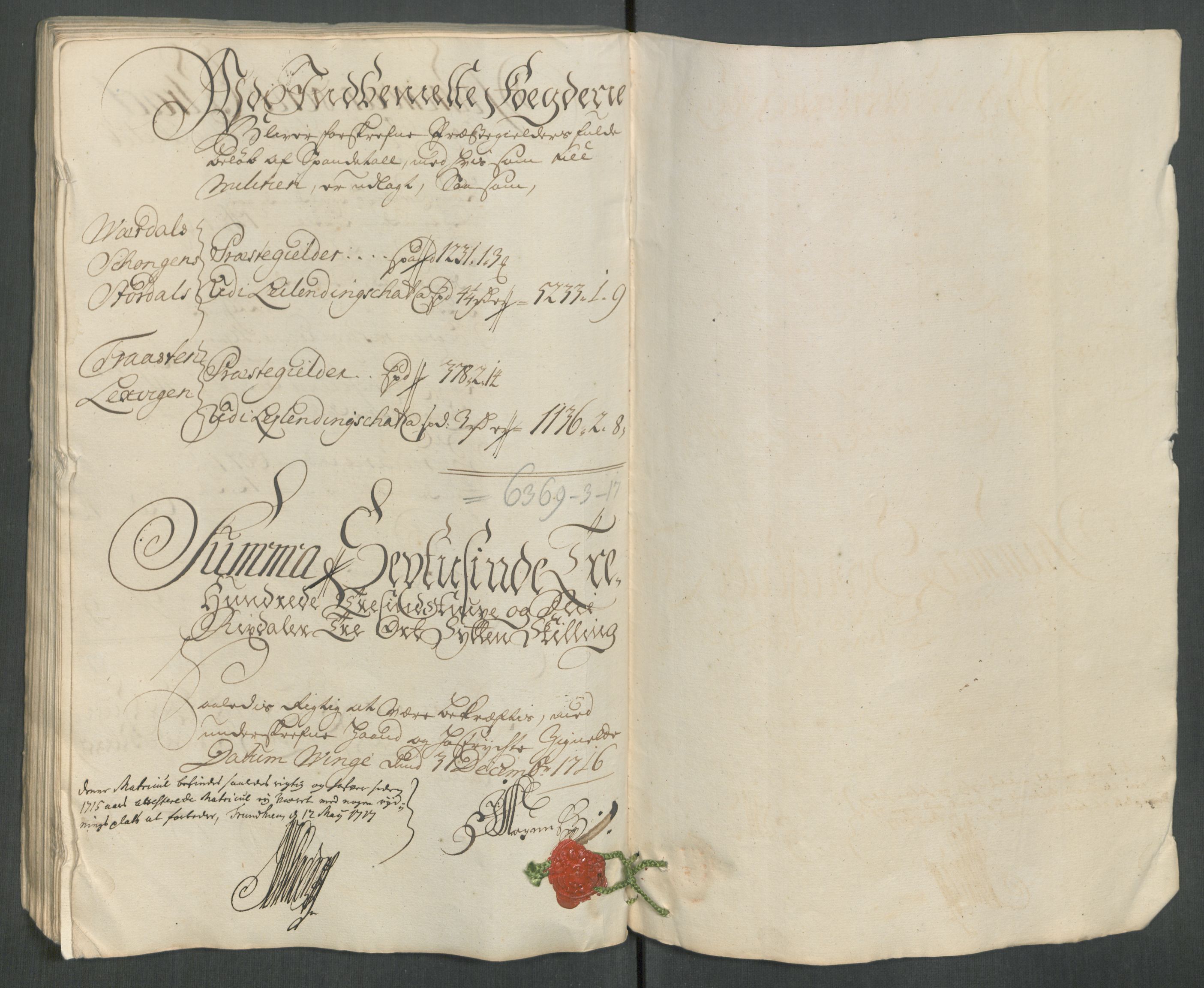 Rentekammeret inntil 1814, Reviderte regnskaper, Fogderegnskap, AV/RA-EA-4092/R62/L4206: Fogderegnskap Stjørdal og Verdal, 1716, p. 83