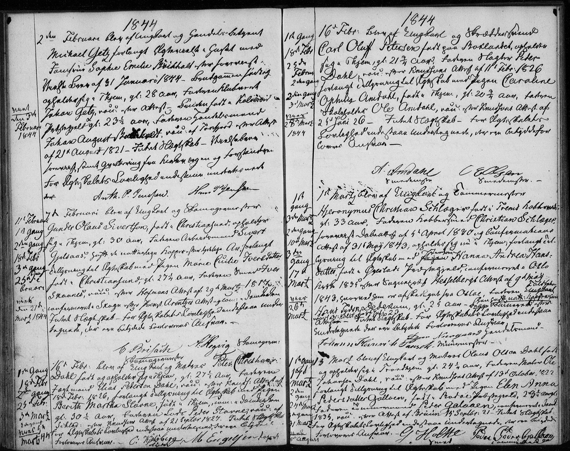 Ministerialprotokoller, klokkerbøker og fødselsregistre - Sør-Trøndelag, AV/SAT-A-1456/601/L0050: Parish register (official) no. 601A18, 1841-1852
