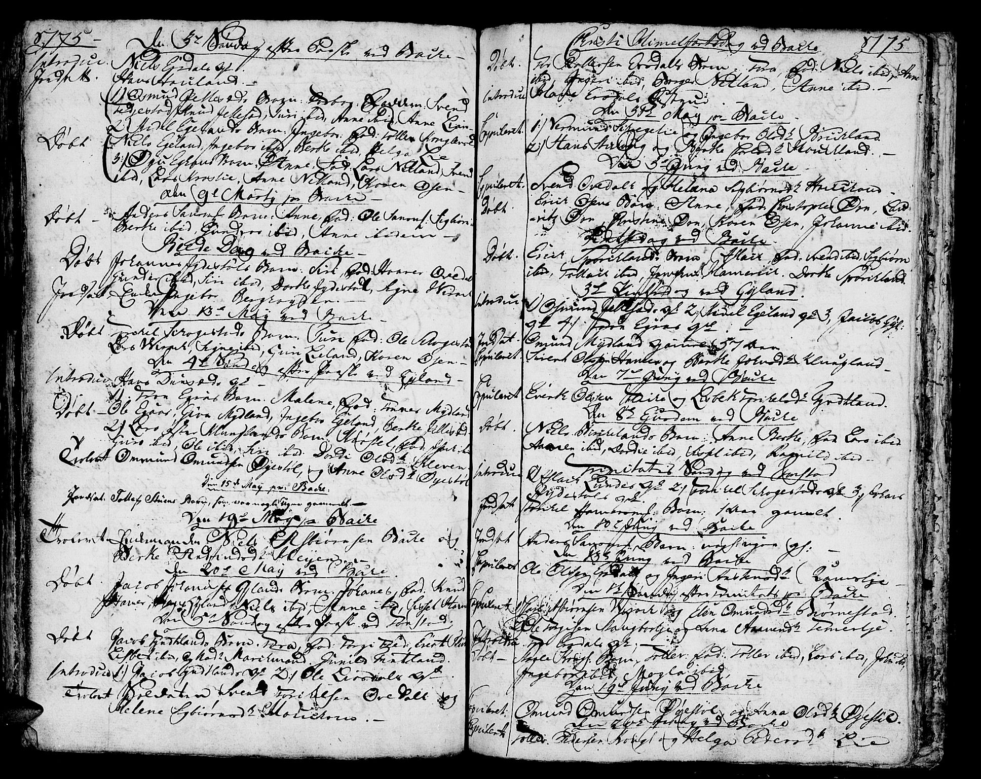 Bakke sokneprestkontor, AV/SAK-1111-0002/F/Fa/Faa/L0001: Parish register (official) no. A 1, 1741-1780, p. 208