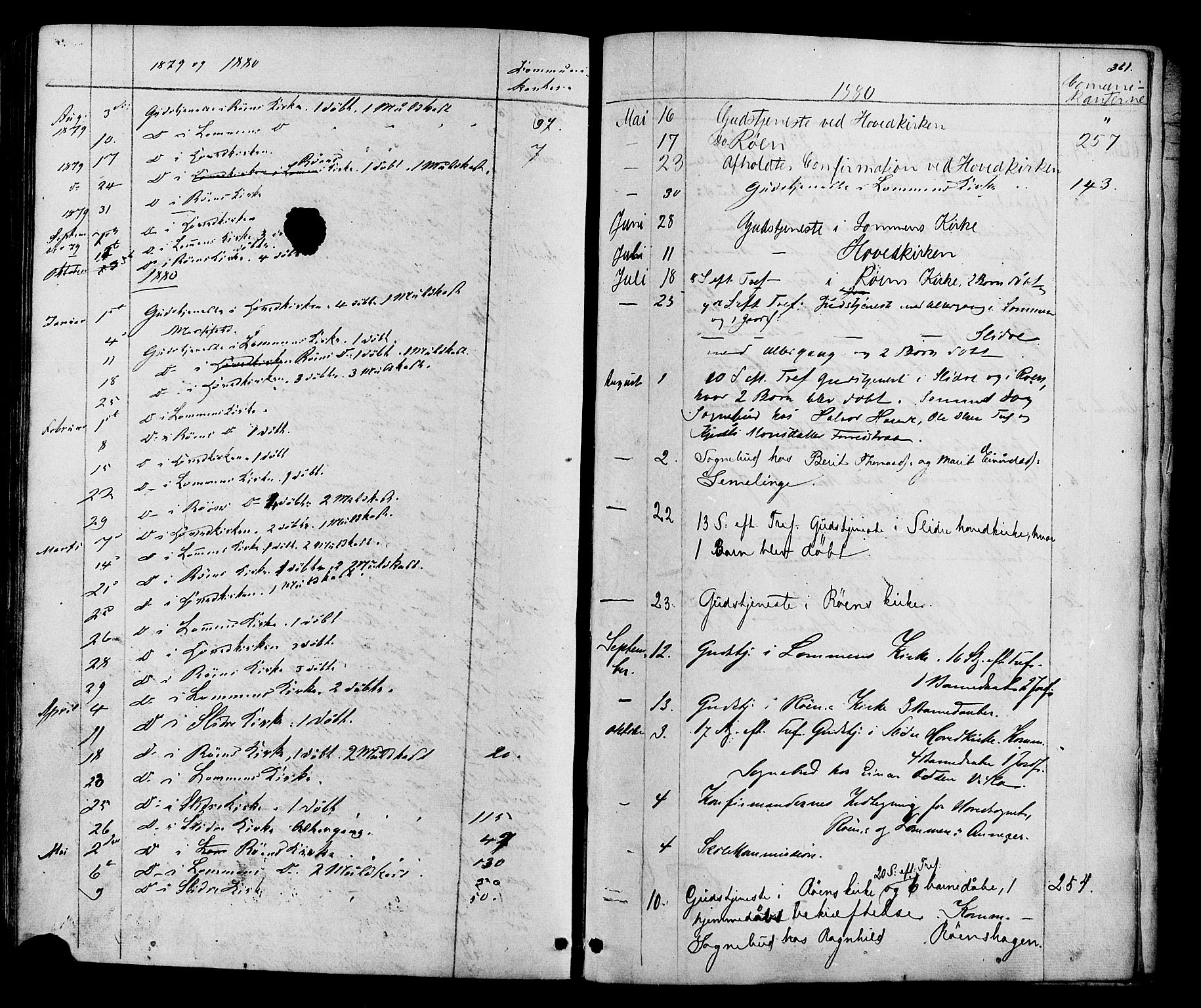 Vestre Slidre prestekontor, SAH/PREST-136/H/Ha/Haa/L0003: Parish register (official) no. 3, 1865-1880, p. 361