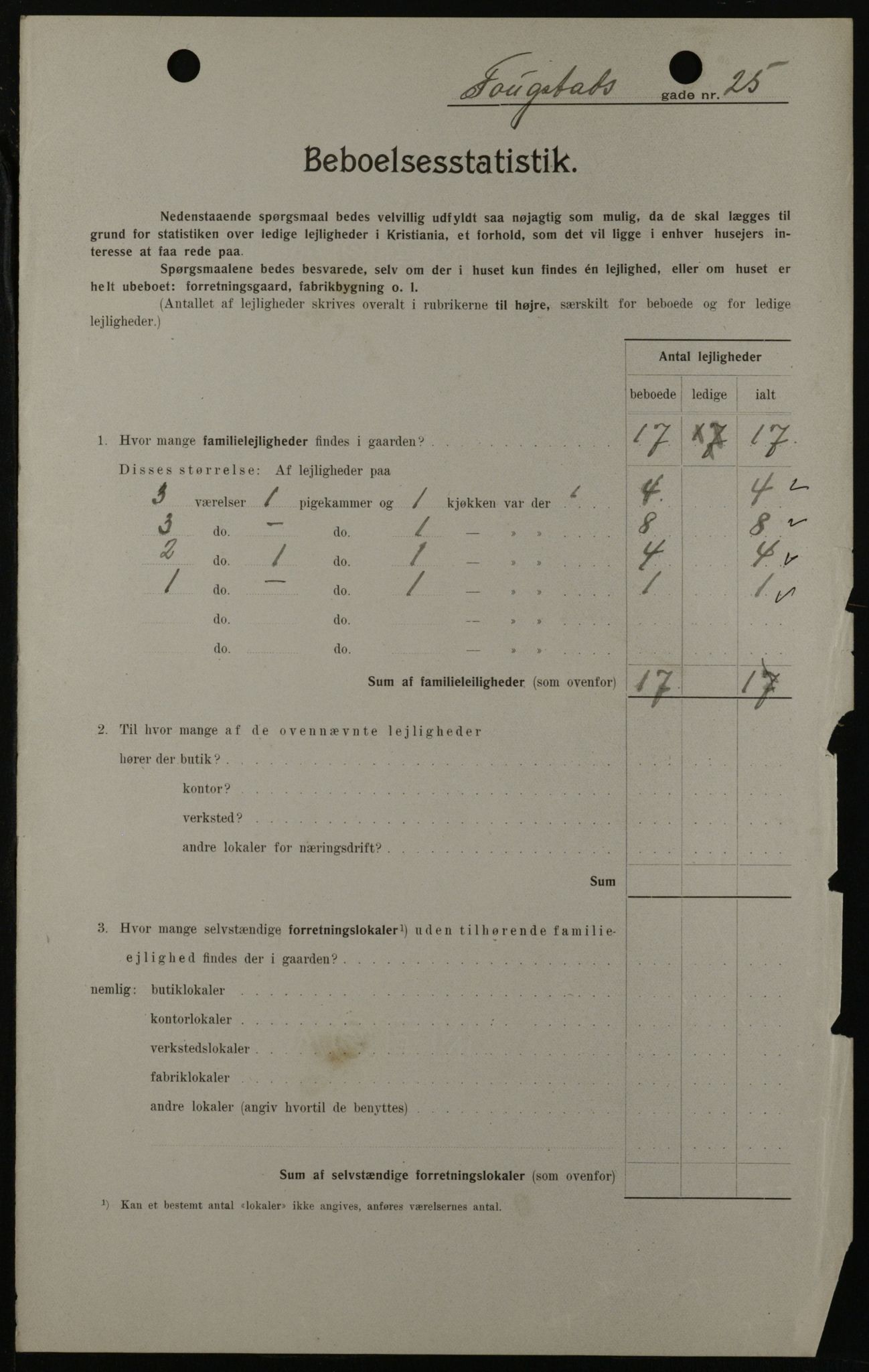 OBA, Municipal Census 1908 for Kristiania, 1908, p. 22987