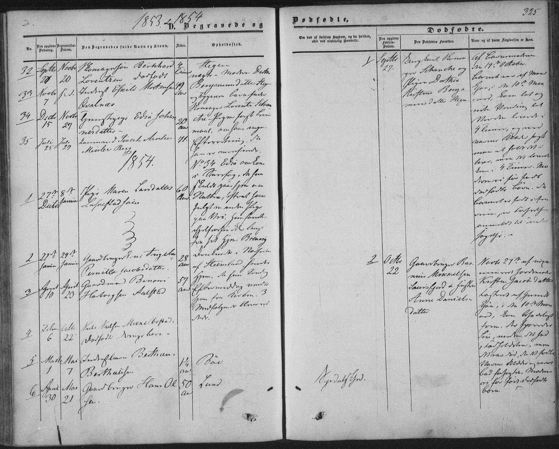 Ministerialprotokoller, klokkerbøker og fødselsregistre - Nordland, AV/SAT-A-1459/855/L0800: Parish register (official) no. 855A08, 1852-1864, p. 325