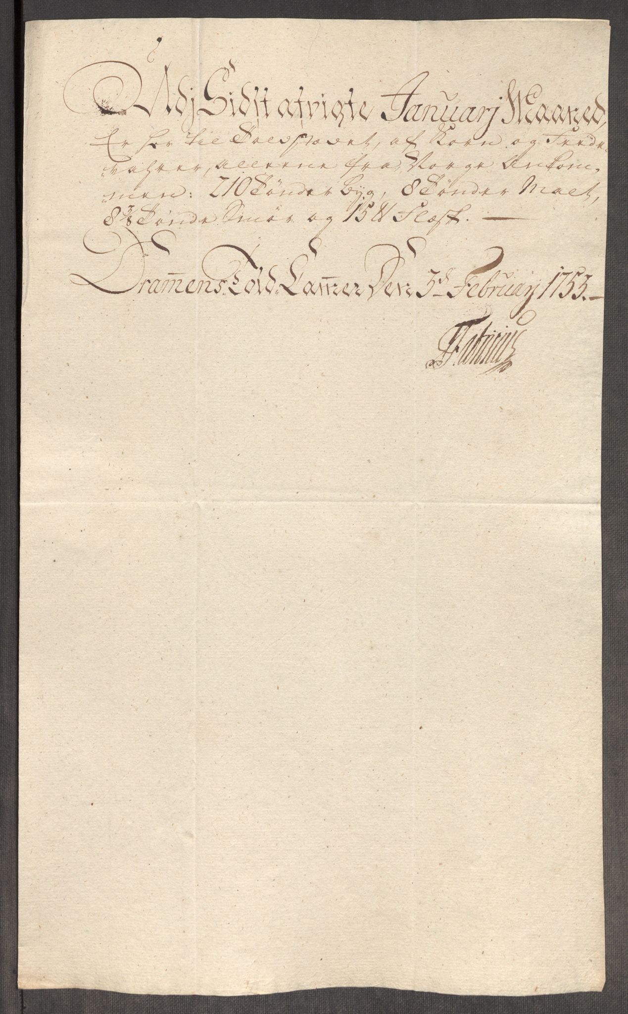 Rentekammeret inntil 1814, Realistisk ordnet avdeling, RA/EA-4070/Oe/L0005: [Ø1]: Priskuranter, 1753-1757, p. 48