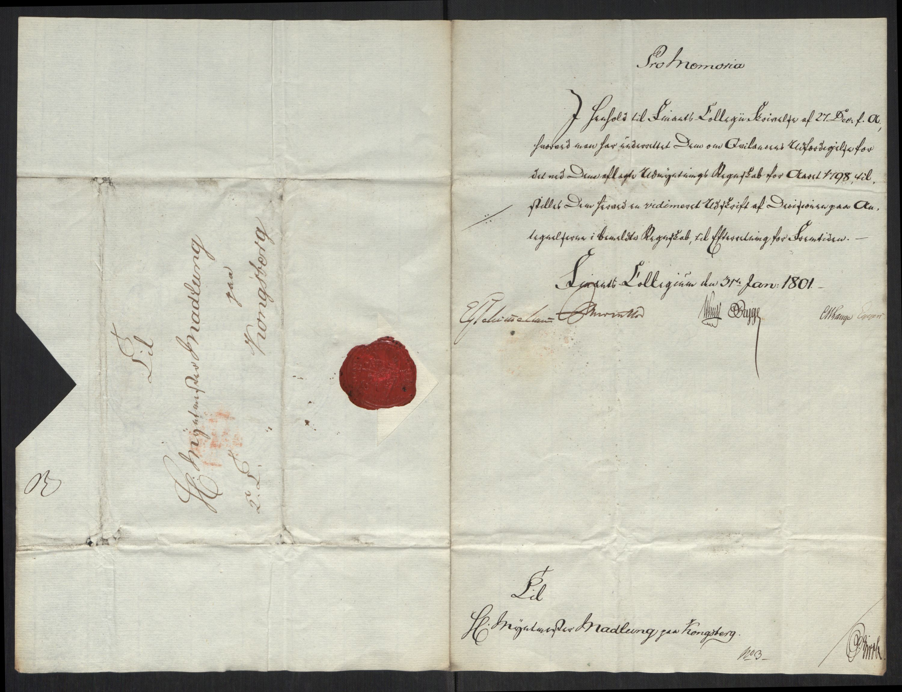 Rentekammeret inntil 1814, Realistisk ordnet avdeling, RA/EA-4070/Oa/L0008: [Y6]: Embetsbrev til myntmesteren på Kongsberg (1797-1806 og 1808-1813), 1797-1813, p. 127