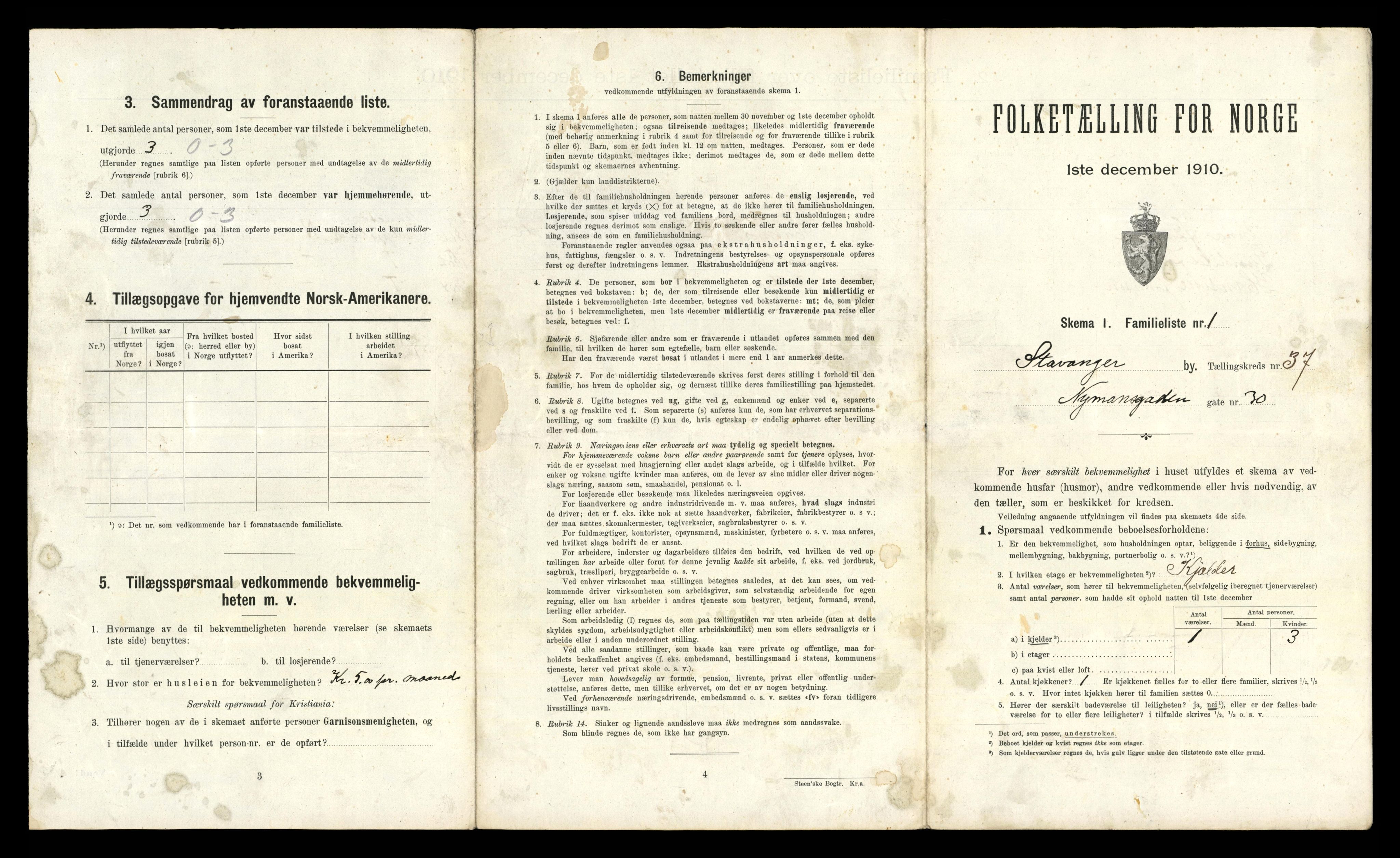 RA, 1910 census for Stavanger, 1910, p. 23888