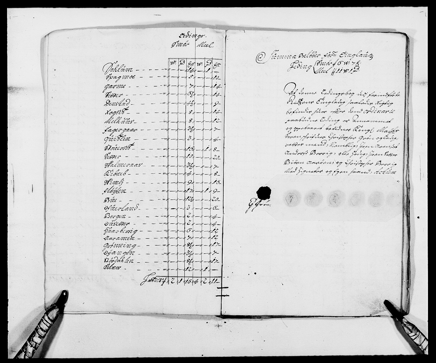 Rentekammeret inntil 1814, Reviderte regnskaper, Fogderegnskap, AV/RA-EA-4092/R57/L3845: Fogderegnskap Fosen, 1687, p. 104