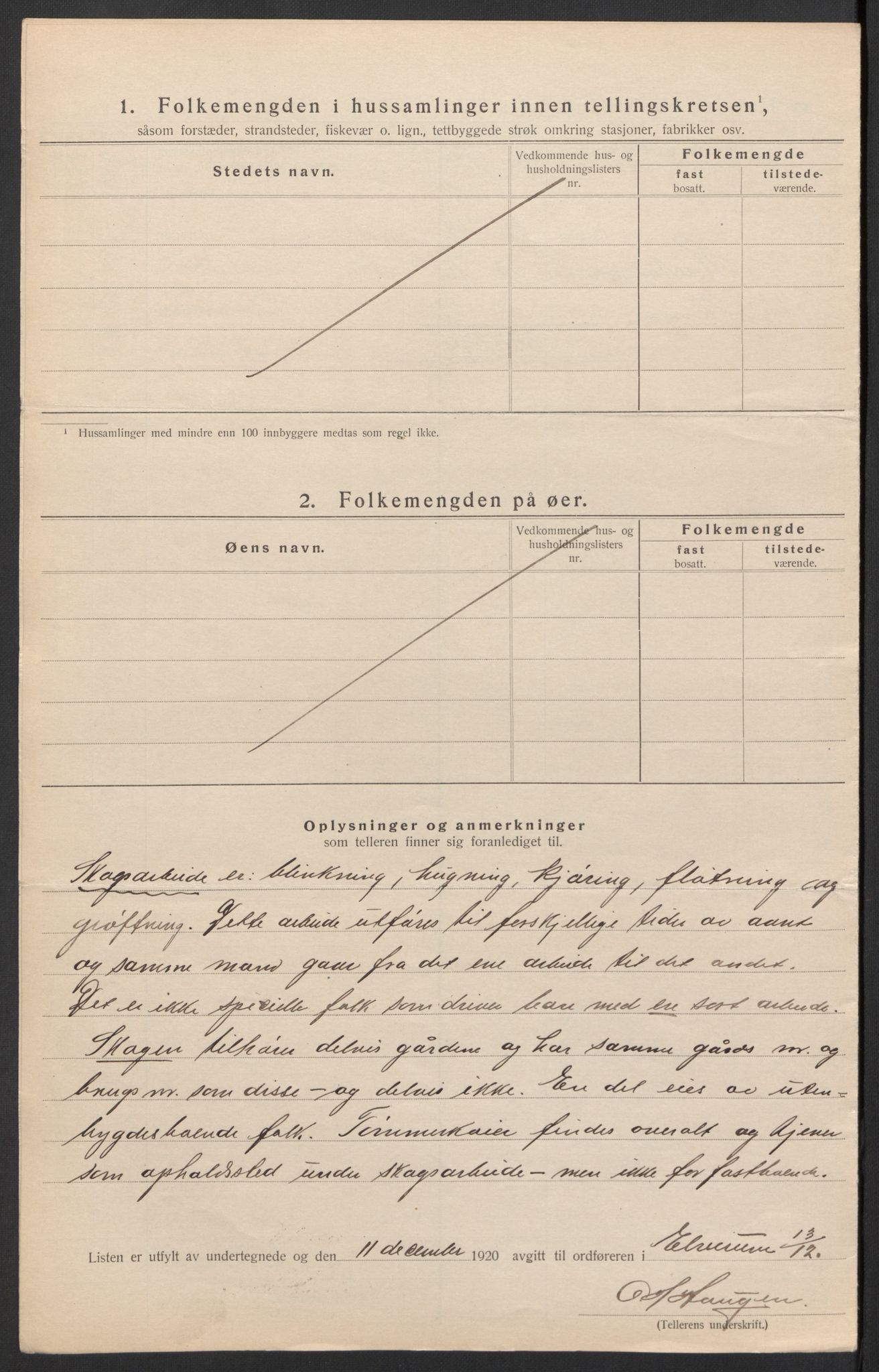 SAH, 1920 census for Elverum, 1920, p. 49