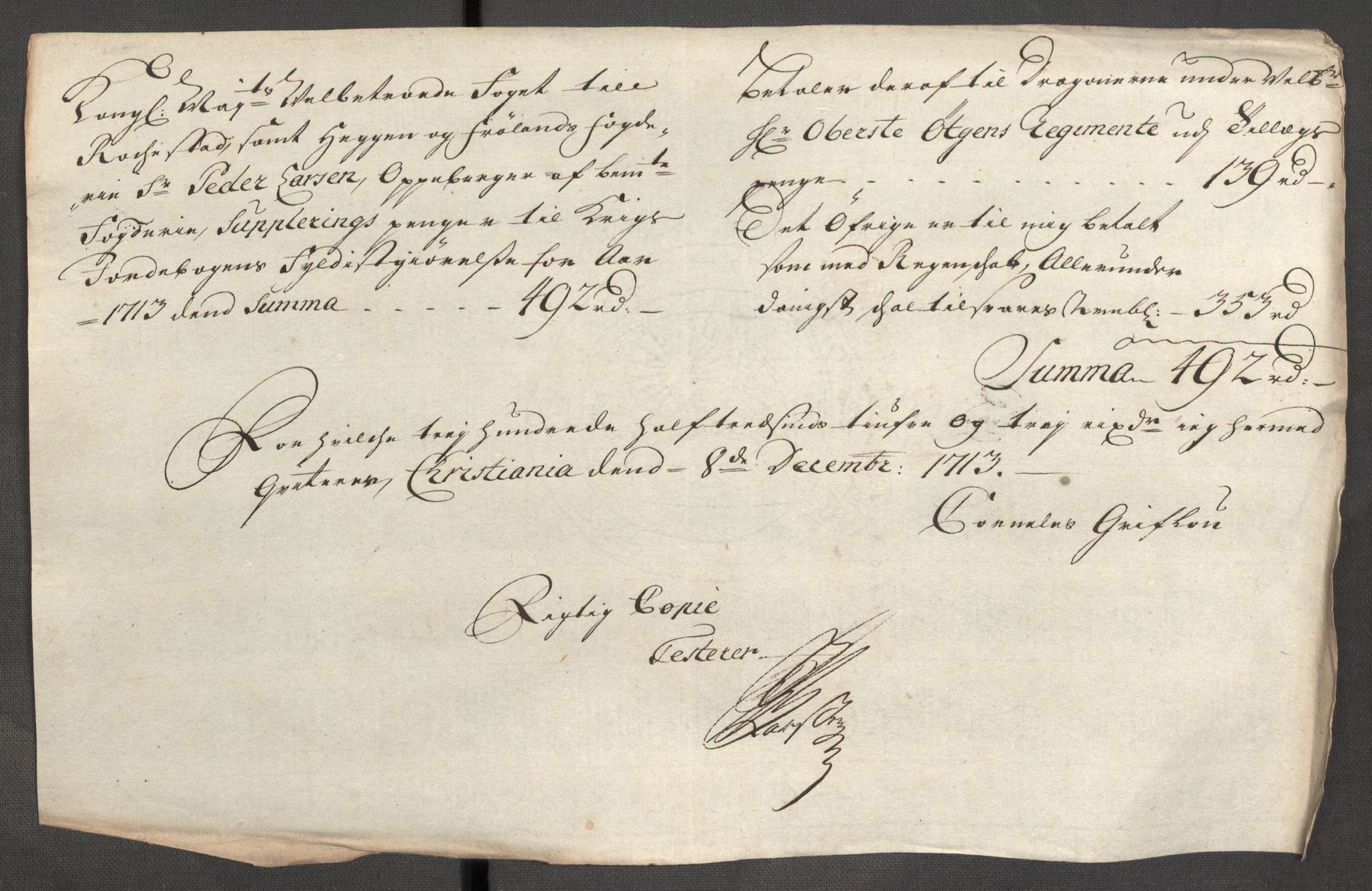 Rentekammeret inntil 1814, Reviderte regnskaper, Fogderegnskap, RA/EA-4092/R07/L0307: Fogderegnskap Rakkestad, Heggen og Frøland, 1713, p. 67