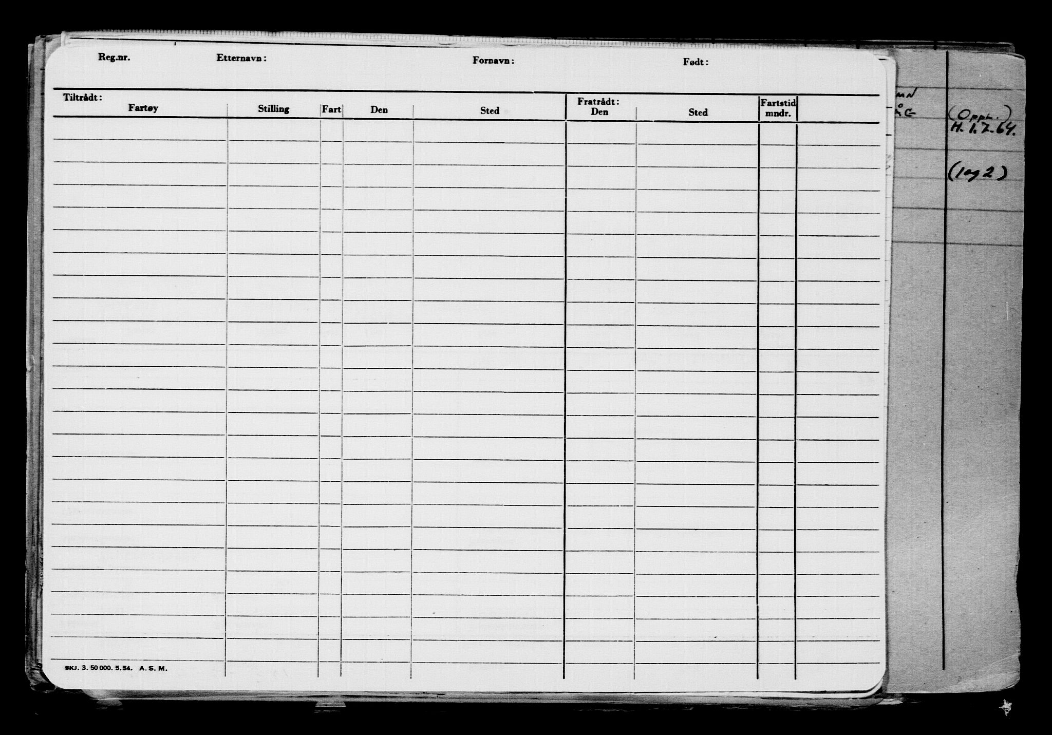 Direktoratet for sjømenn, AV/RA-S-3545/G/Gb/L0150: Hovedkort, 1917, p. 520