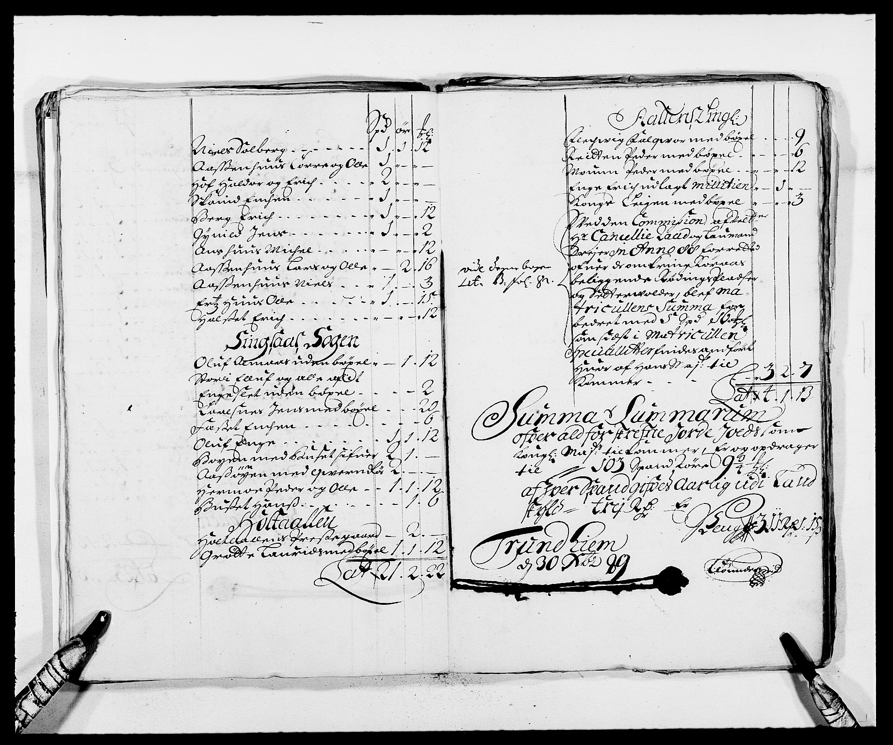 Rentekammeret inntil 1814, Reviderte regnskaper, Fogderegnskap, RA/EA-4092/R59/L3940: Fogderegnskap Gauldal, 1689-1690, p. 133