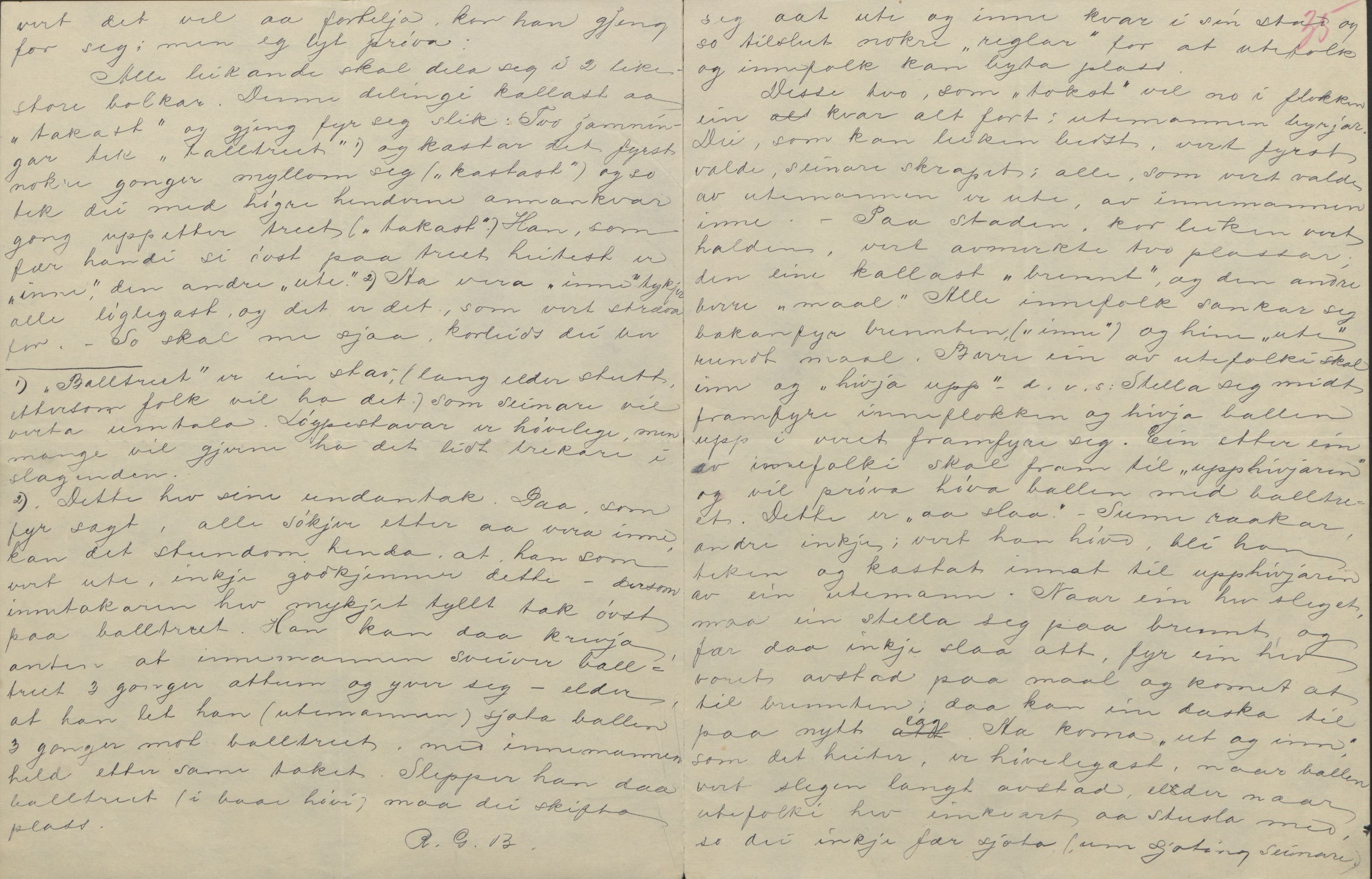 Rikard Berge, TEMU/TGM-A-1003/F/L0004/0053: 101-159 / 157 Manuskript, notatar, brev o.a. Nokre leiker, manuskript, 1906-1908, p. 34-35