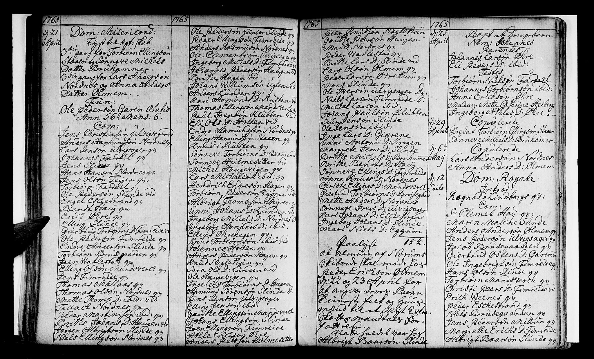 Sogndal sokneprestembete, AV/SAB-A-81301/H/Haa/Haaa/L0004: Parish register (official) no. A 4, 1747-1782