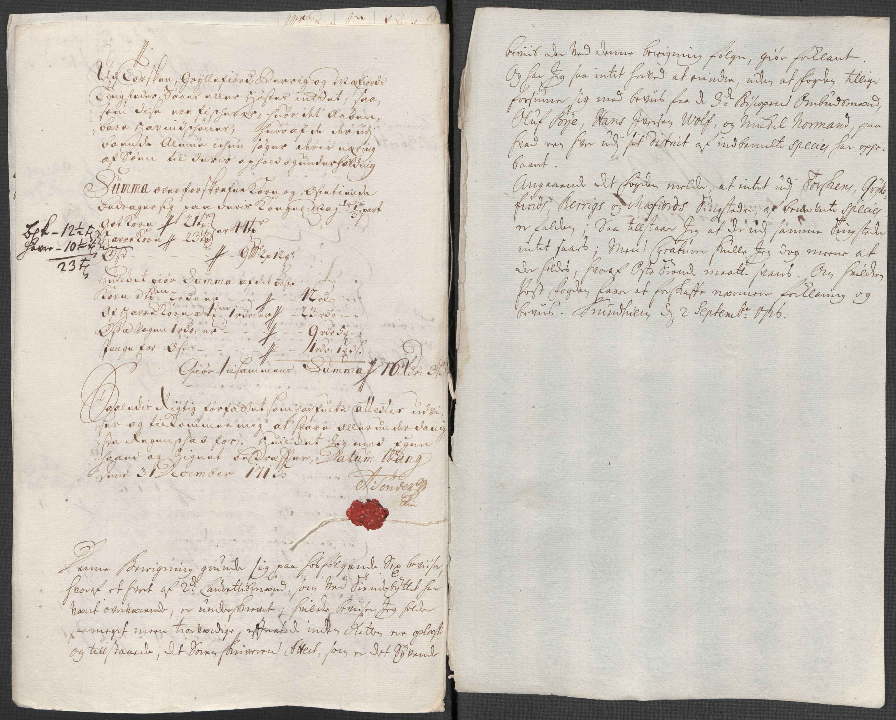 Rentekammeret inntil 1814, Reviderte regnskaper, Fogderegnskap, AV/RA-EA-4092/R68/L4761: Fogderegnskap Senja og Troms, 1715, p. 205