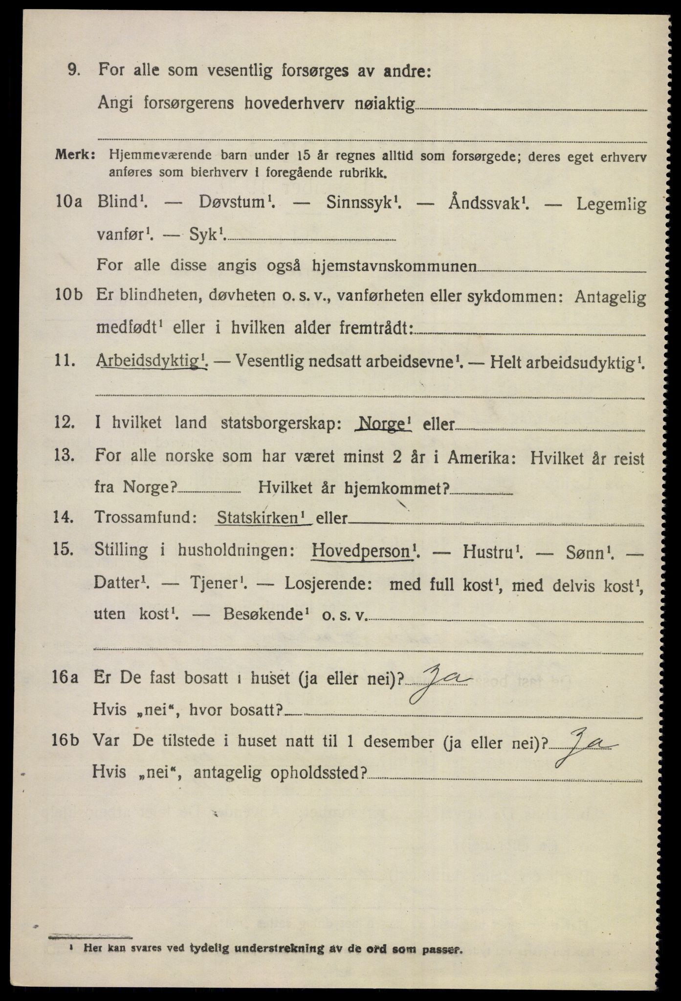 SAKO, 1920 census for Ådal, 1920, p. 1341