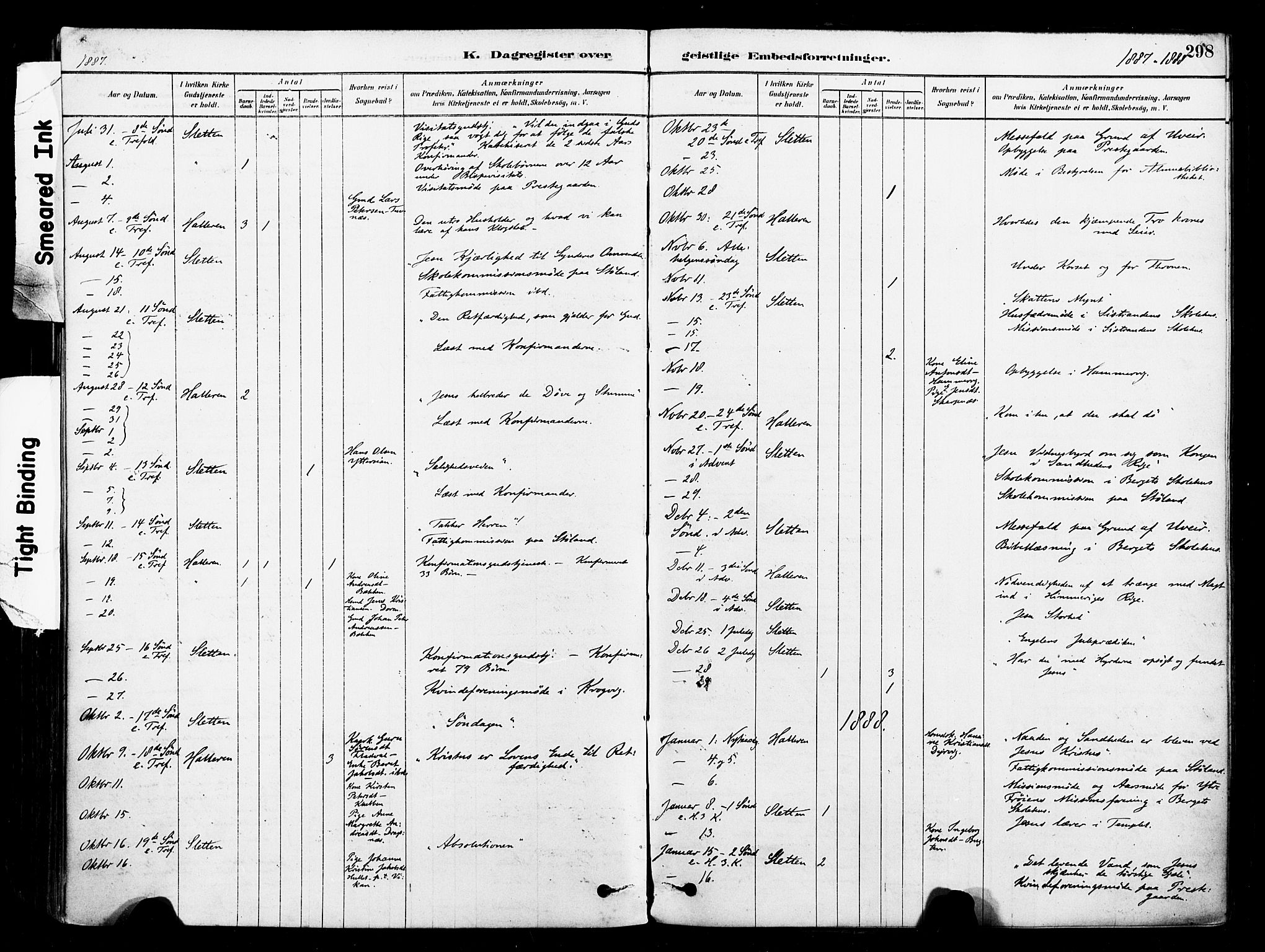 Ministerialprotokoller, klokkerbøker og fødselsregistre - Sør-Trøndelag, SAT/A-1456/640/L0578: Parish register (official) no. 640A03, 1879-1889, p. 298