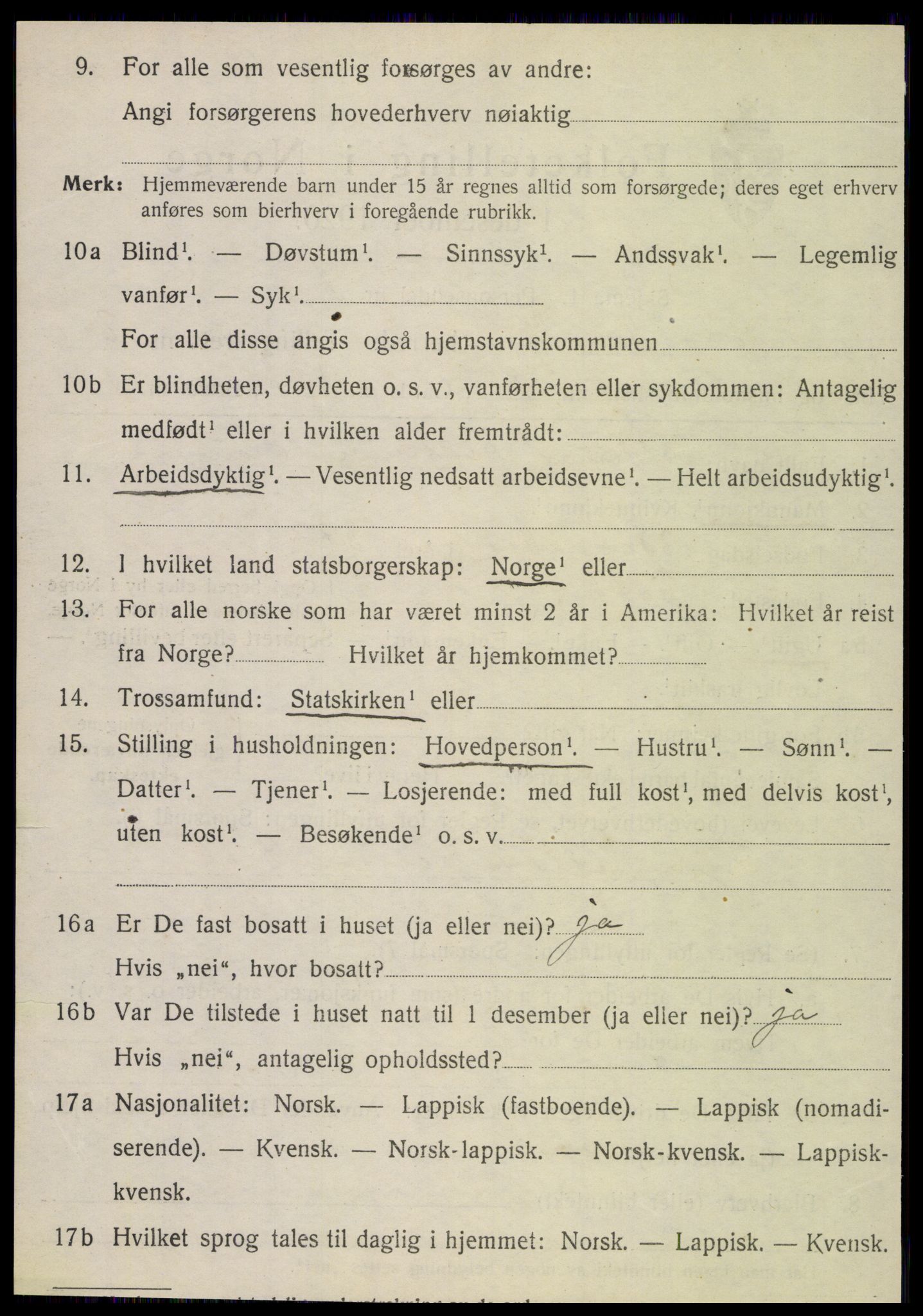 SAT, 1920 census for Herøy, 1920, p. 4983