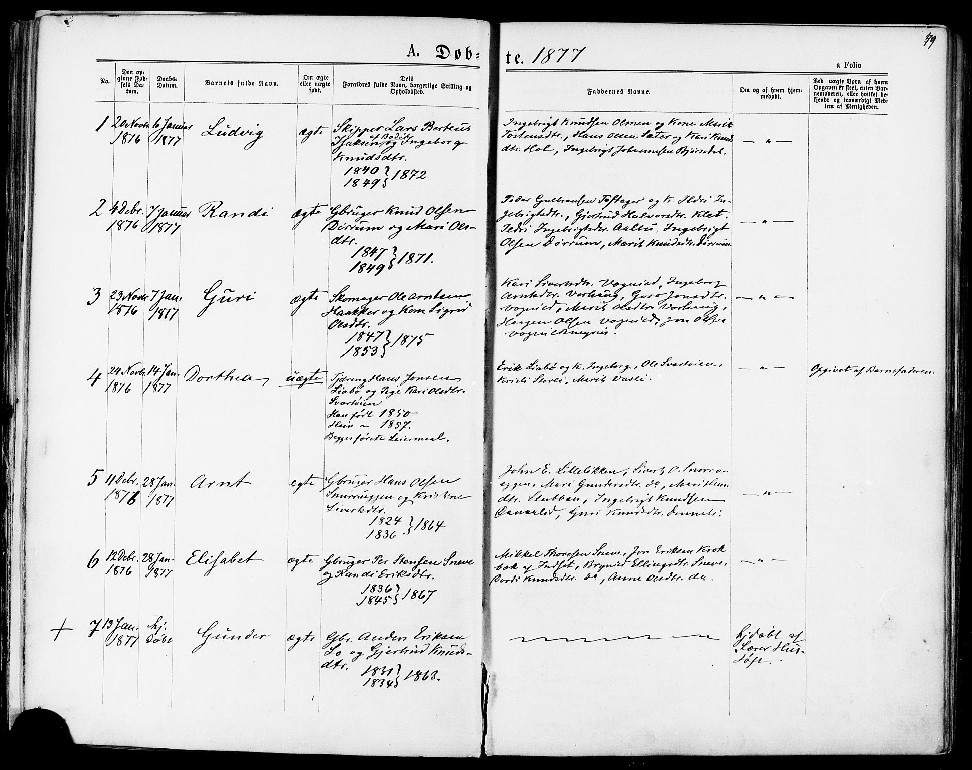 Ministerialprotokoller, klokkerbøker og fødselsregistre - Sør-Trøndelag, SAT/A-1456/678/L0900: Parish register (official) no. 678A09, 1872-1881, p. 49