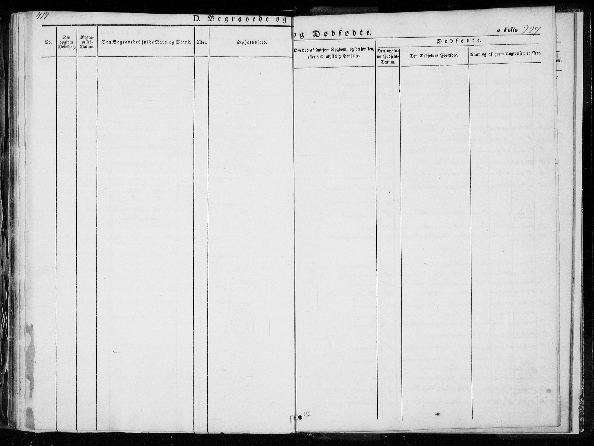 Ministerialprotokoller, klokkerbøker og fødselsregistre - Nord-Trøndelag, SAT/A-1458/720/L0183: Parish register (official) no. 720A01, 1836-1855, p. 226b-227a