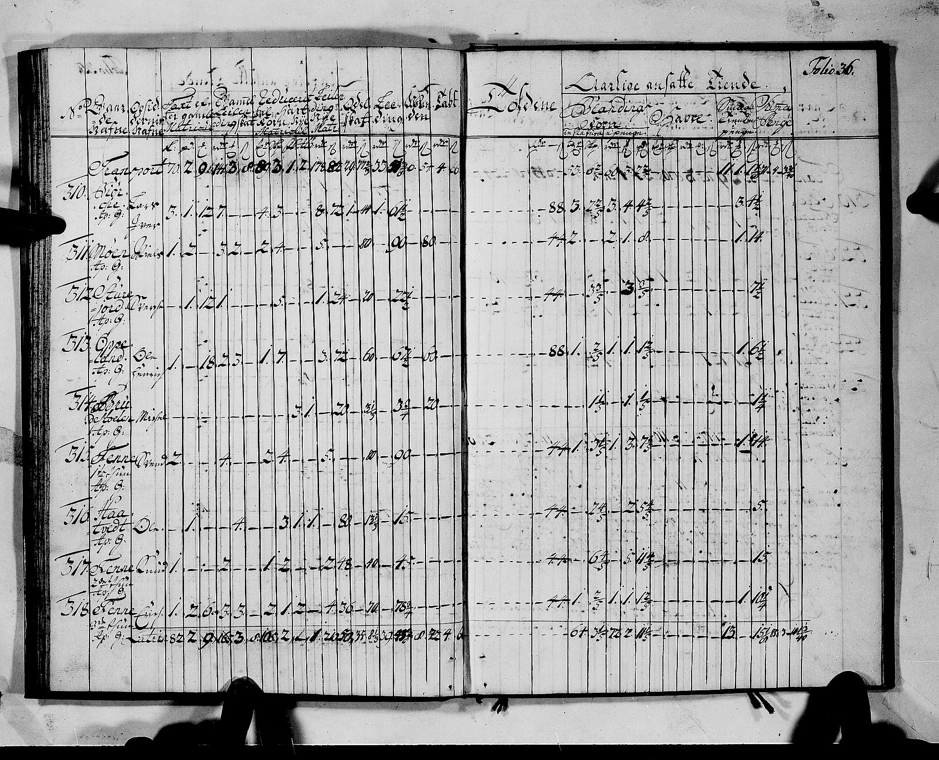 Rentekammeret inntil 1814, Realistisk ordnet avdeling, AV/RA-EA-4070/N/Nb/Nbf/L0142: Voss matrikkelprotokoll, 1723, p. 39