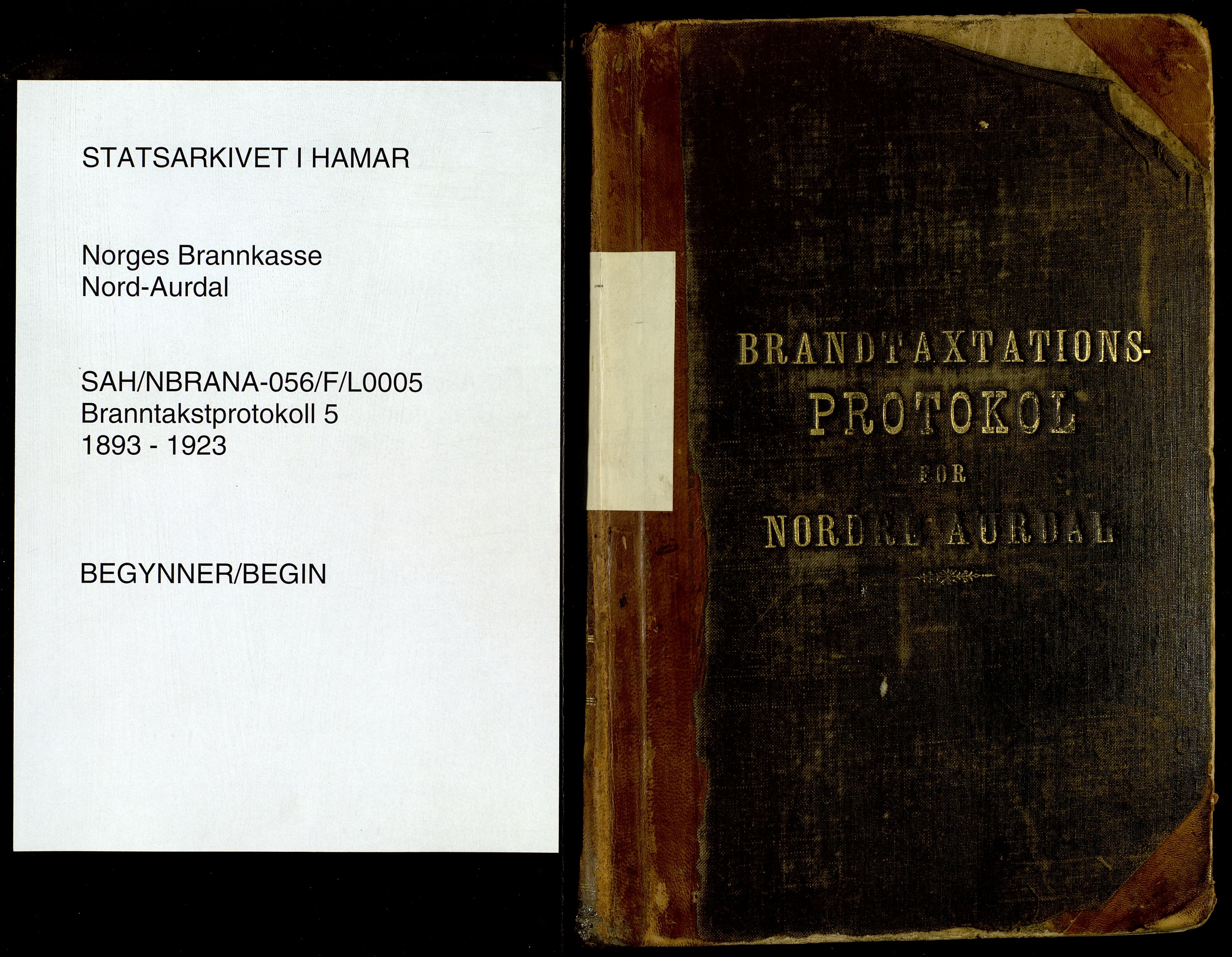 Norges Brannkasse, Nord-Aurdal, AV/SAH-NBRANA-056/F/L0005: Branntakstprotokoll, 1893-1923