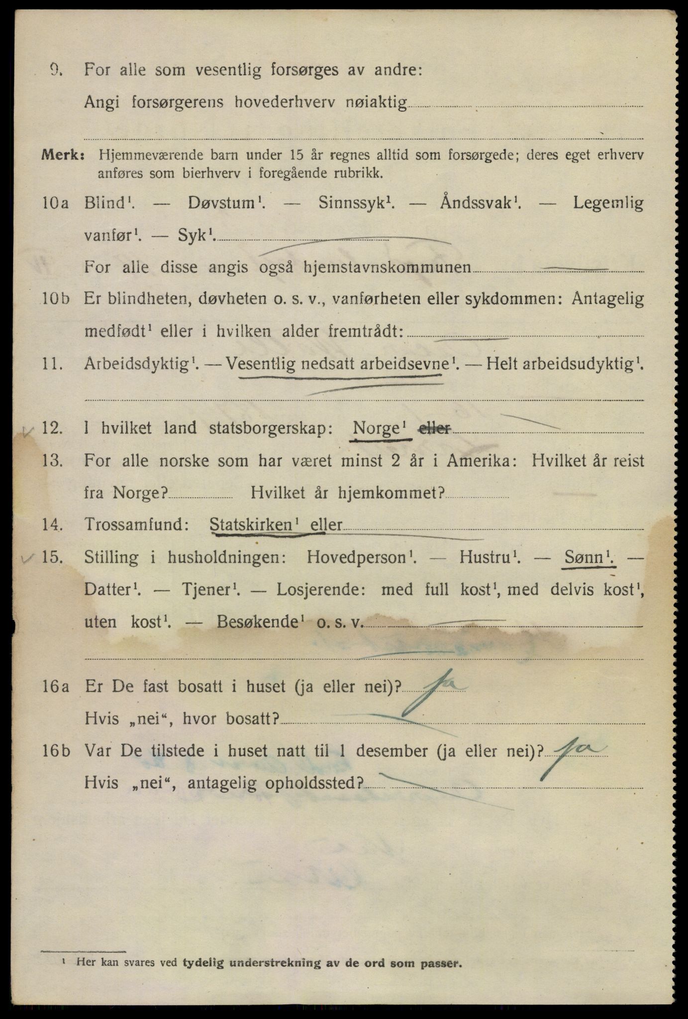 SAO, 1920 census for Kristiania, 1920, p. 245286