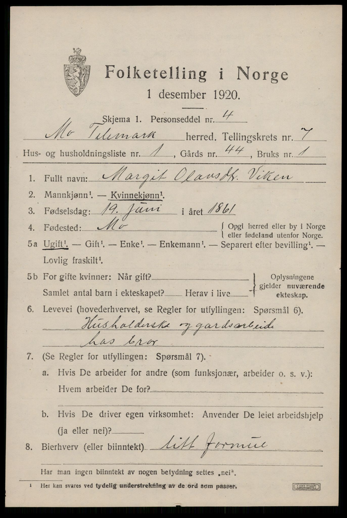 SAKO, 1920 census for Mo, 1920, p. 2598