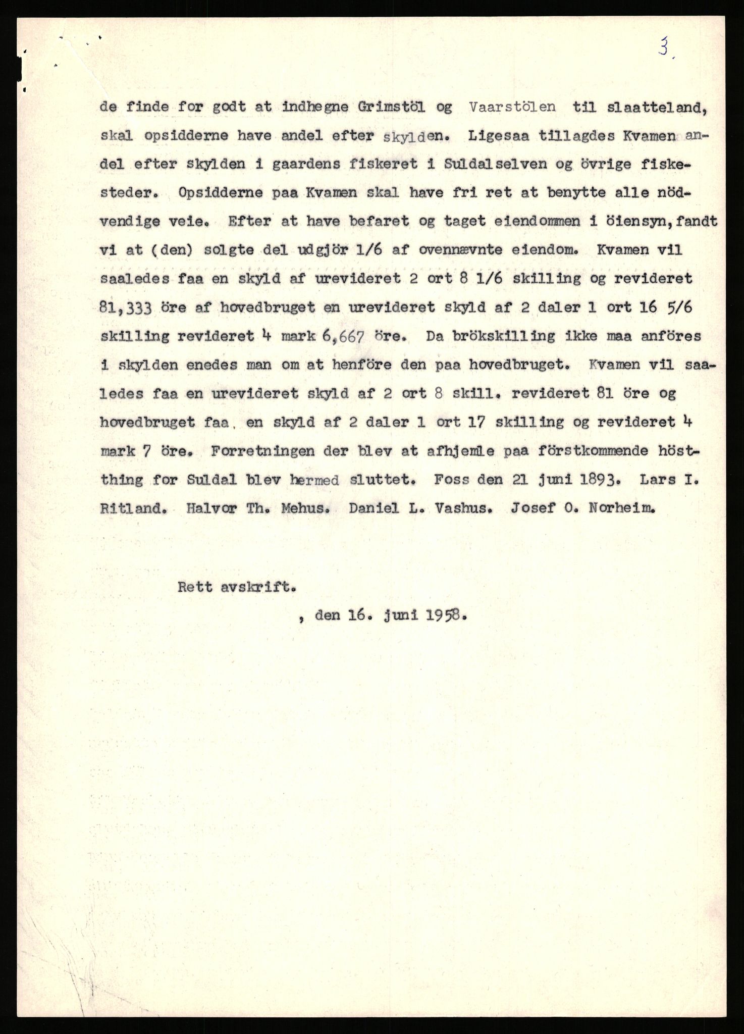 Statsarkivet i Stavanger, AV/SAST-A-101971/03/Y/Yj/L0022: Avskrifter sortert etter gårdsnavn: Foss - Frøiland i Hetland, 1750-1930, p. 126