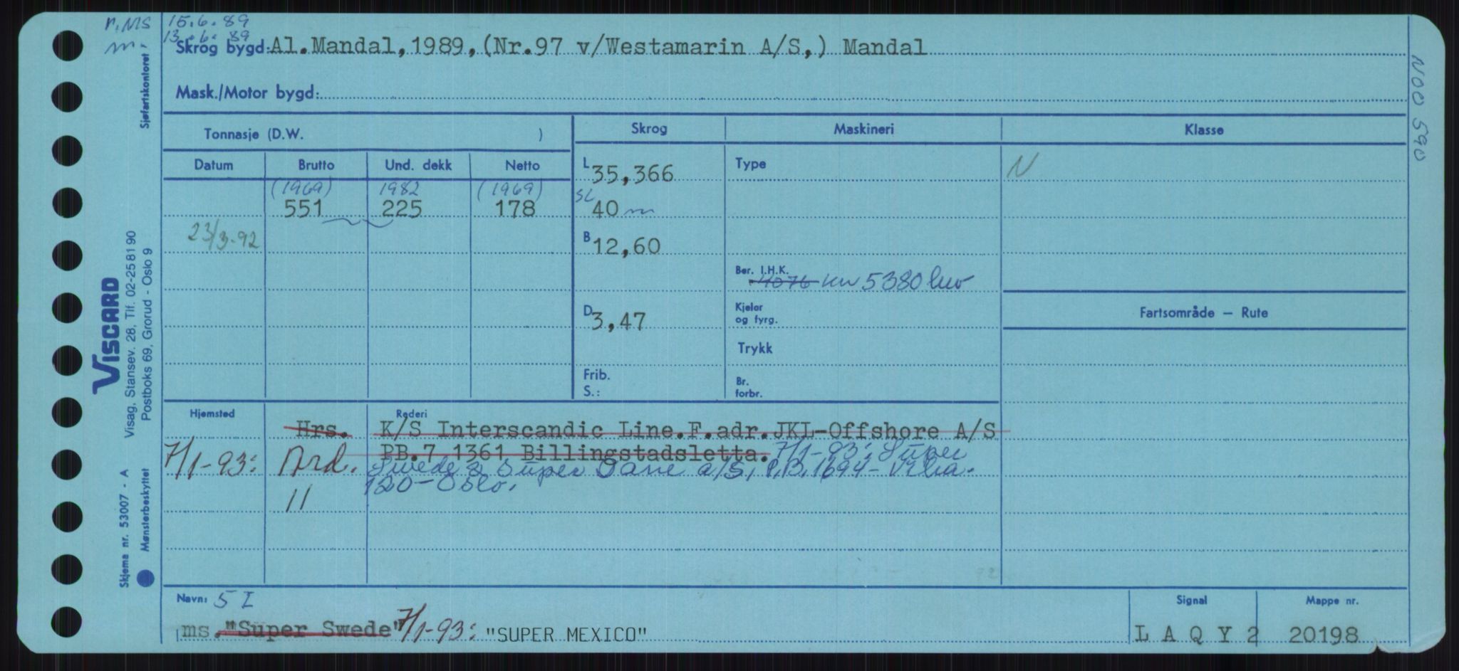 Sjøfartsdirektoratet med forløpere, Skipsmålingen, RA/S-1627/H/Ha/L0005/0002: Fartøy, S-Sven / Fartøy, Skjo-Sven, p. 797