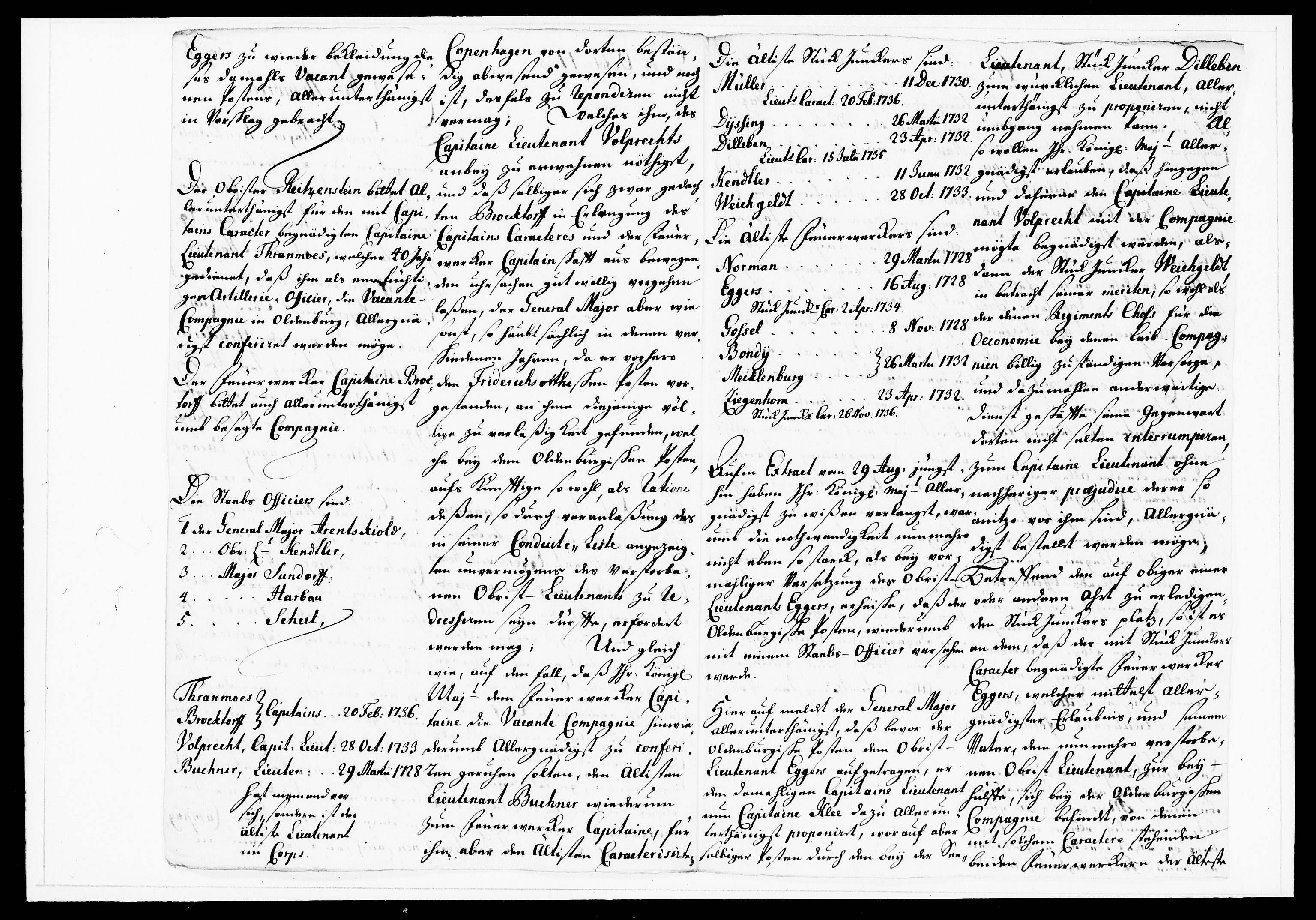 Krigskollegiet, Krigskancelliet, DRA/A-0006/-/1143-1150: Refererede sager, 1738, p. 528