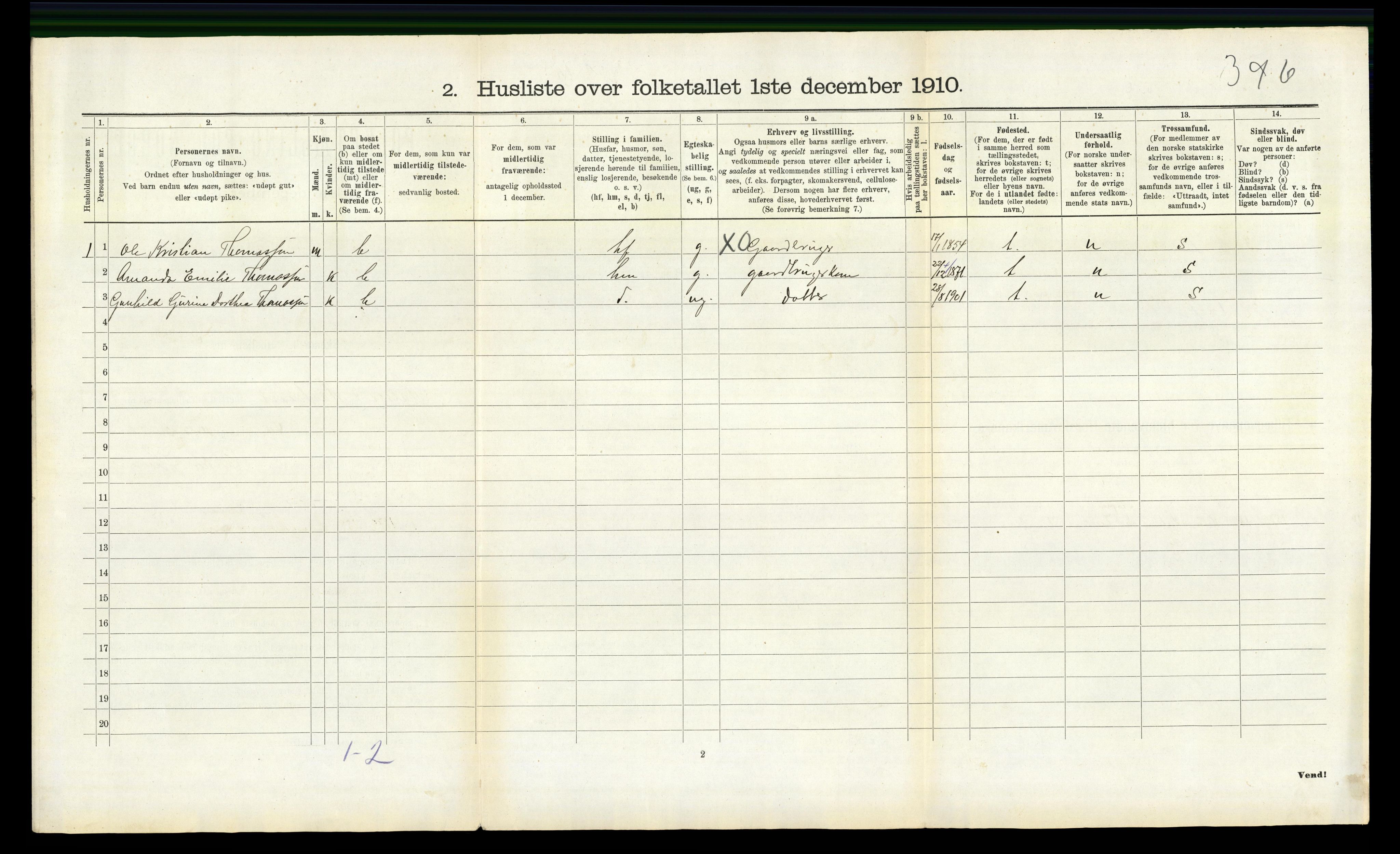 RA, 1910 census for Halse og Harkmark, 1910, p. 741