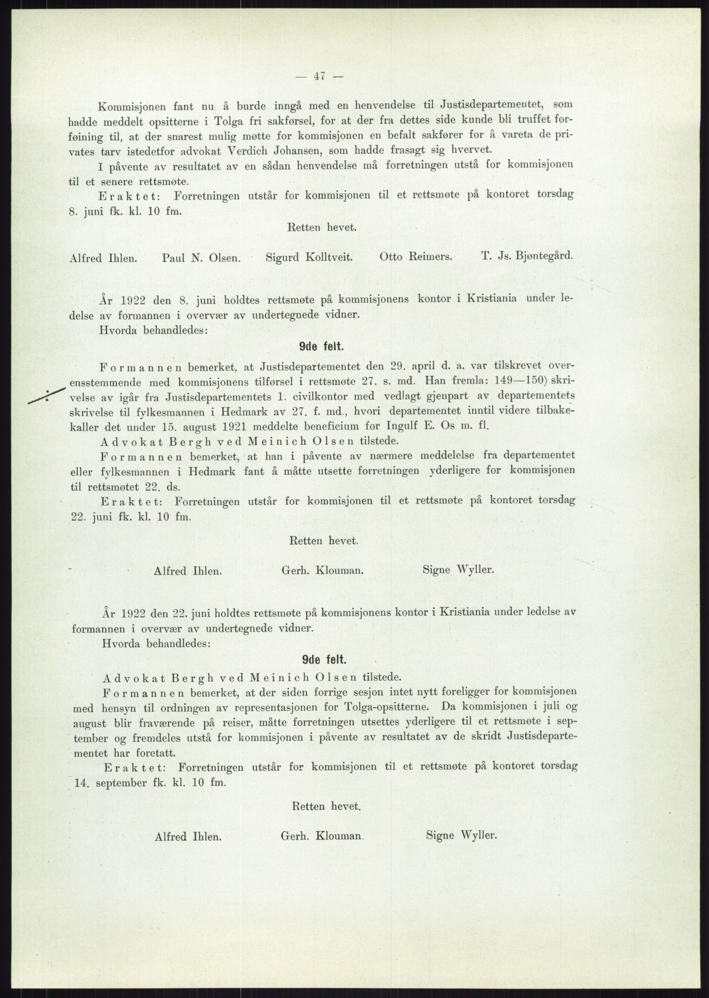 Høyfjellskommisjonen, AV/RA-S-1546/X/Xa/L0001: Nr. 1-33, 1909-1953, p. 4311