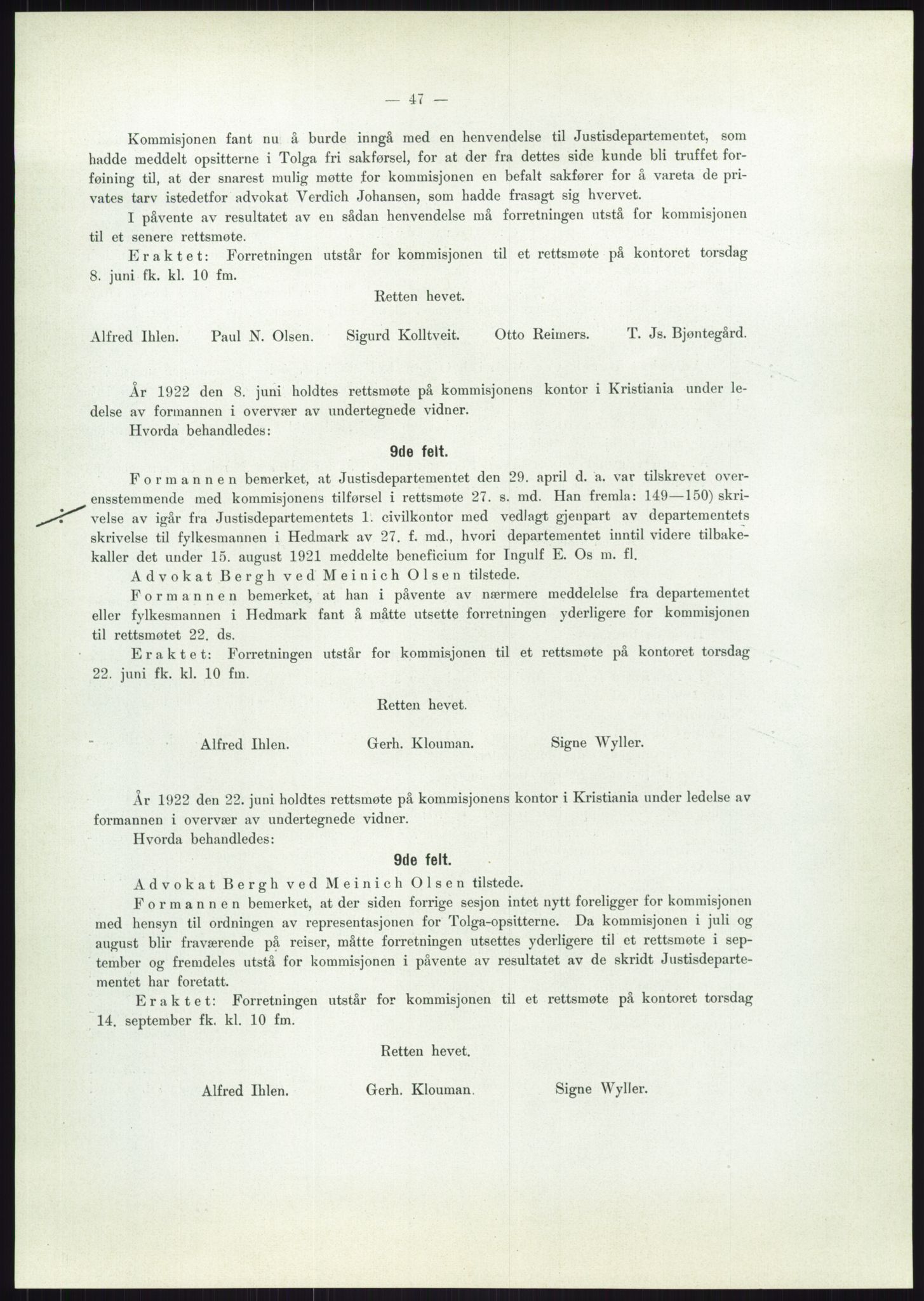 Høyfjellskommisjonen, RA/S-1546/X/Xa/L0001: Nr. 1-33, 1909-1953, p. 4311