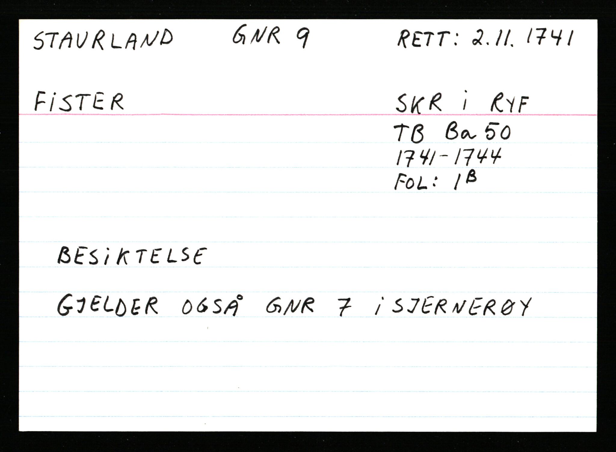Statsarkivet i Stavanger, AV/SAST-A-101971/03/Y/Ym/L0054: Åstedskort sortert etter gårdsnavn: Soleim - Stavneim, 1600-1950, p. 527