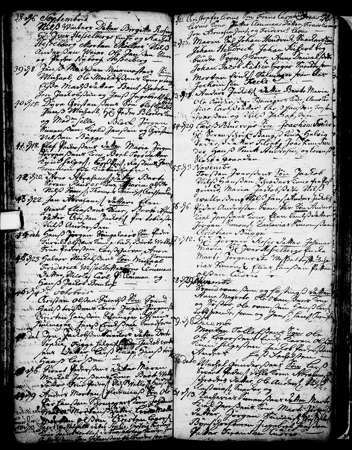 Skien kirkebøker, SAKO/A-302/F/Fa/L0002: Parish register (official) no. 2, 1716-1757, p. 138