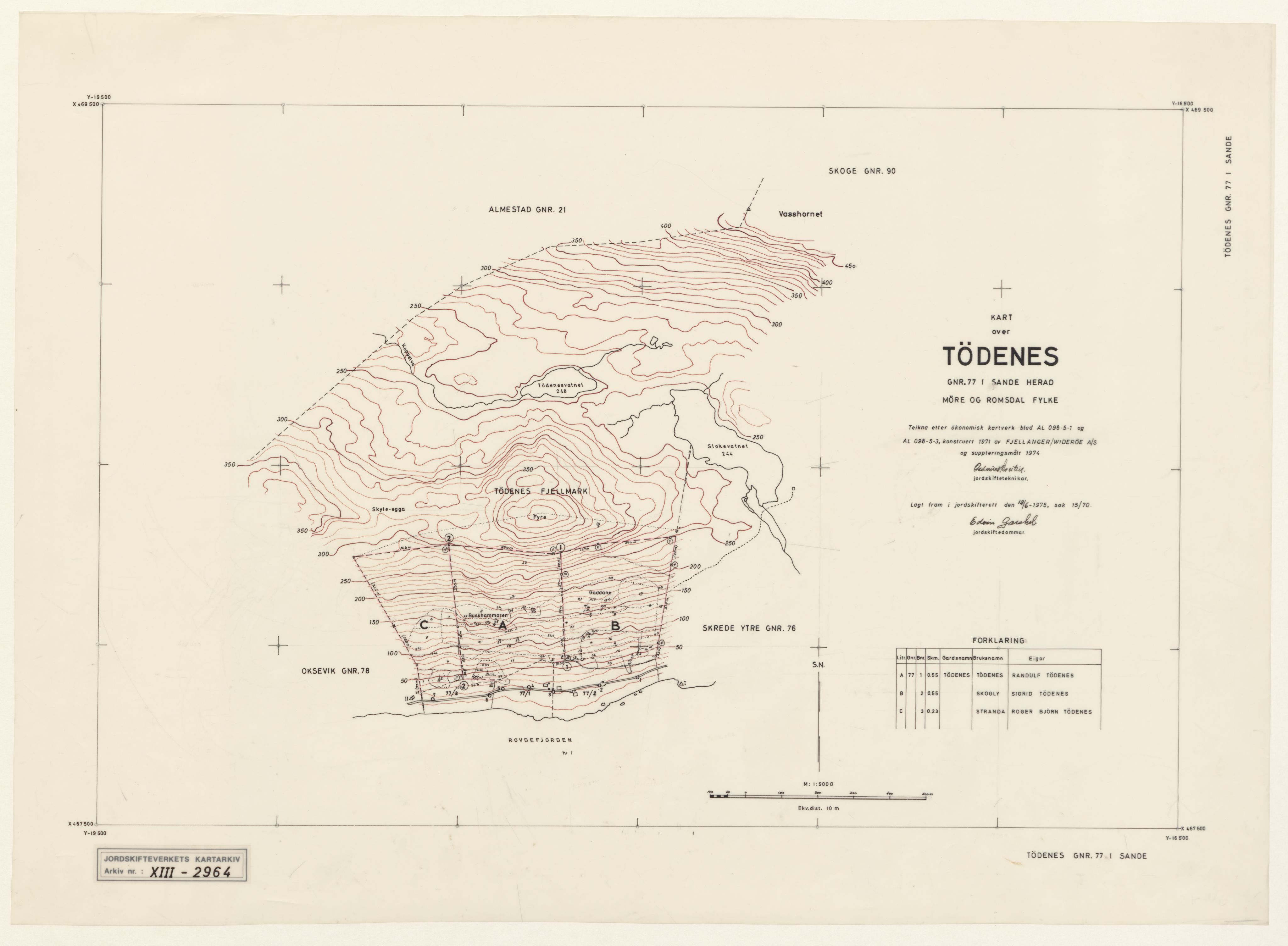 Jordskifteverkets kartarkiv, AV/RA-S-3929/T, 1859-1988, p. 3744