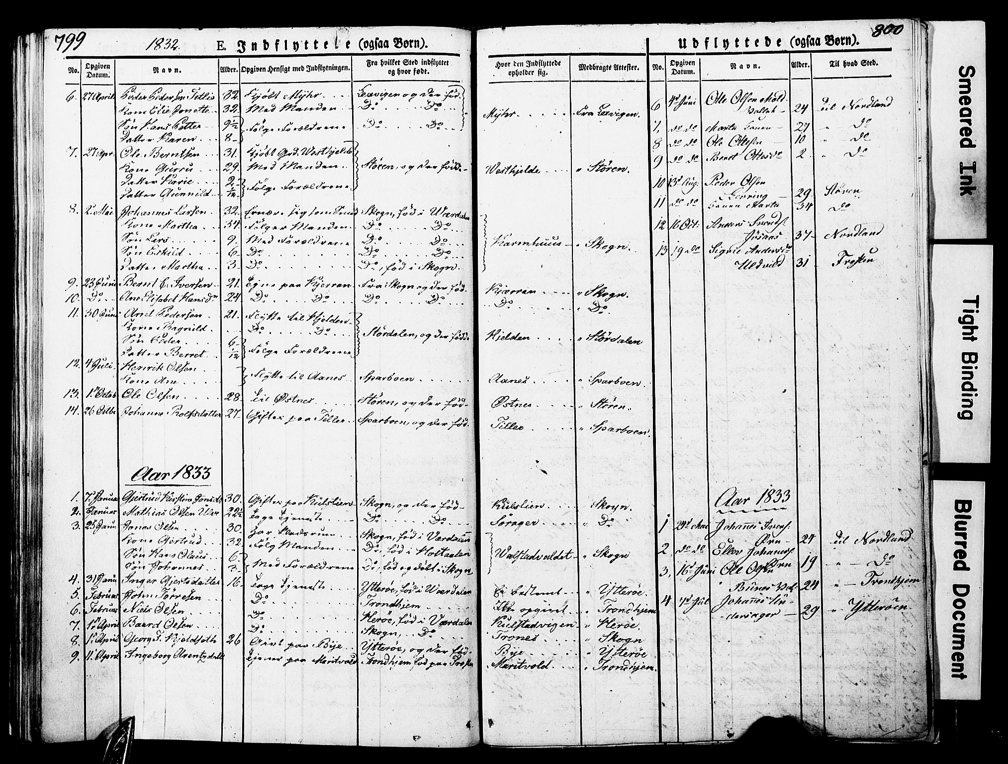 Ministerialprotokoller, klokkerbøker og fødselsregistre - Nord-Trøndelag, SAT/A-1458/723/L0243: Parish register (official) no. 723A12, 1822-1851, p. 799-800