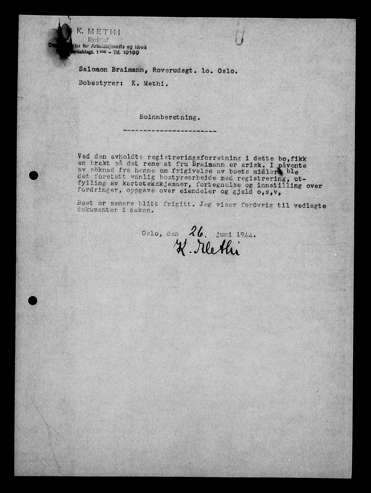 Justisdepartementet, Tilbakeføringskontoret for inndratte formuer, AV/RA-S-1564/H/Hc/Hcc/L0927: --, 1945-1947, p. 428
