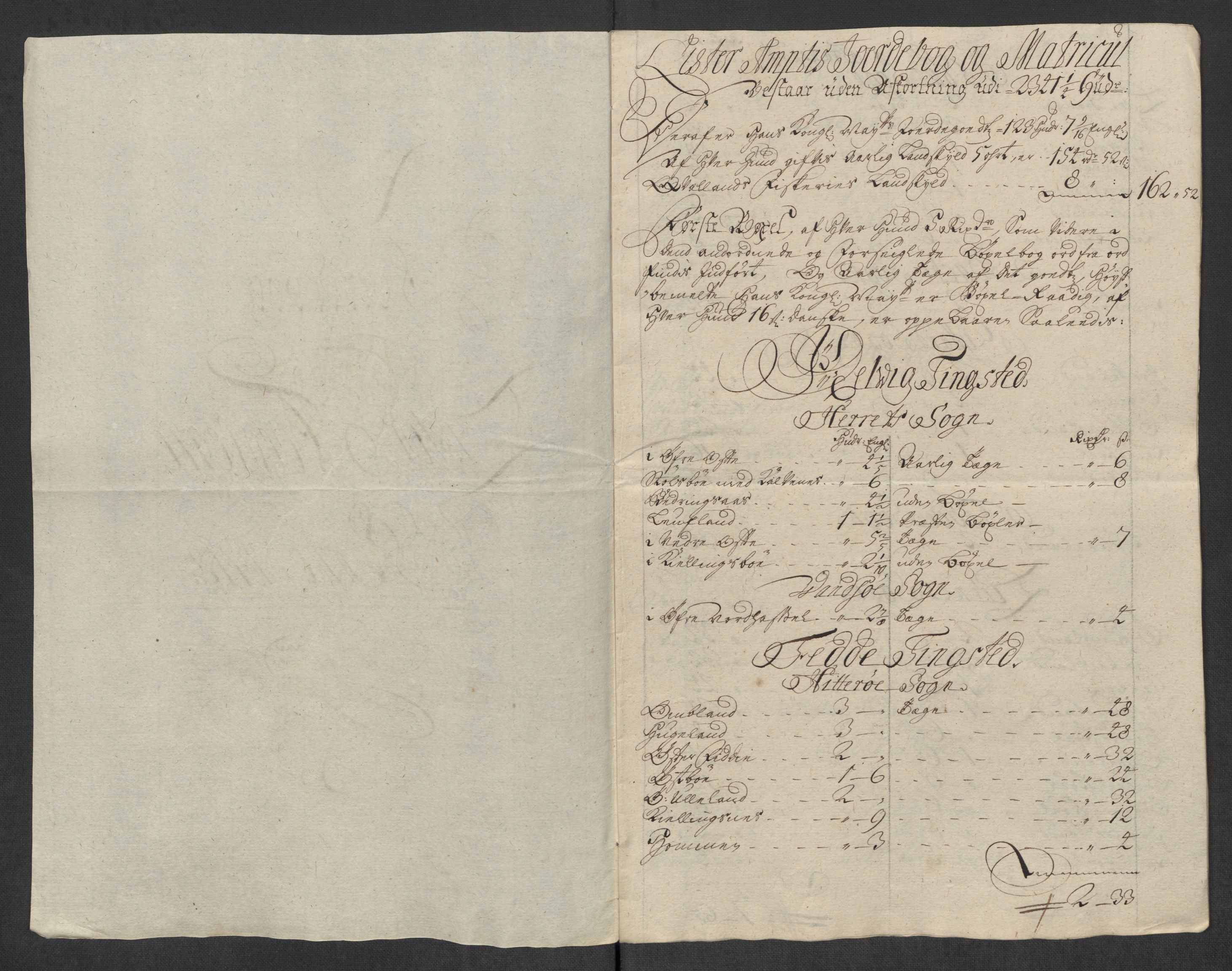 Rentekammeret inntil 1814, Reviderte regnskaper, Fogderegnskap, AV/RA-EA-4092/R43/L2563: Fogderegnskap Lista og Mandal, 1718, p. 42