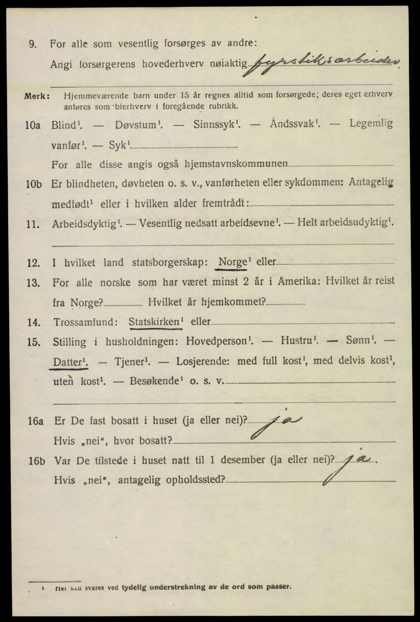 SAKO, 1920 census for Fredriksvern, 1920, p. 610