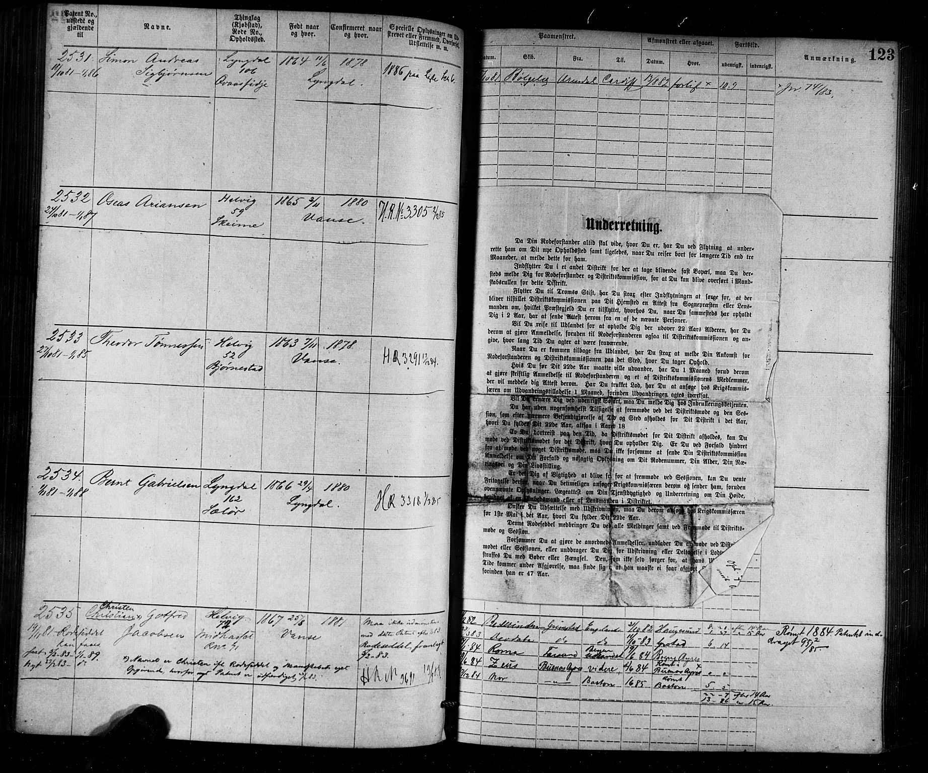 Farsund mønstringskrets, AV/SAK-2031-0017/F/Fa/L0002: Annotasjonsrulle nr 1921-3815 med register, M-2, 1877-1894, p. 149