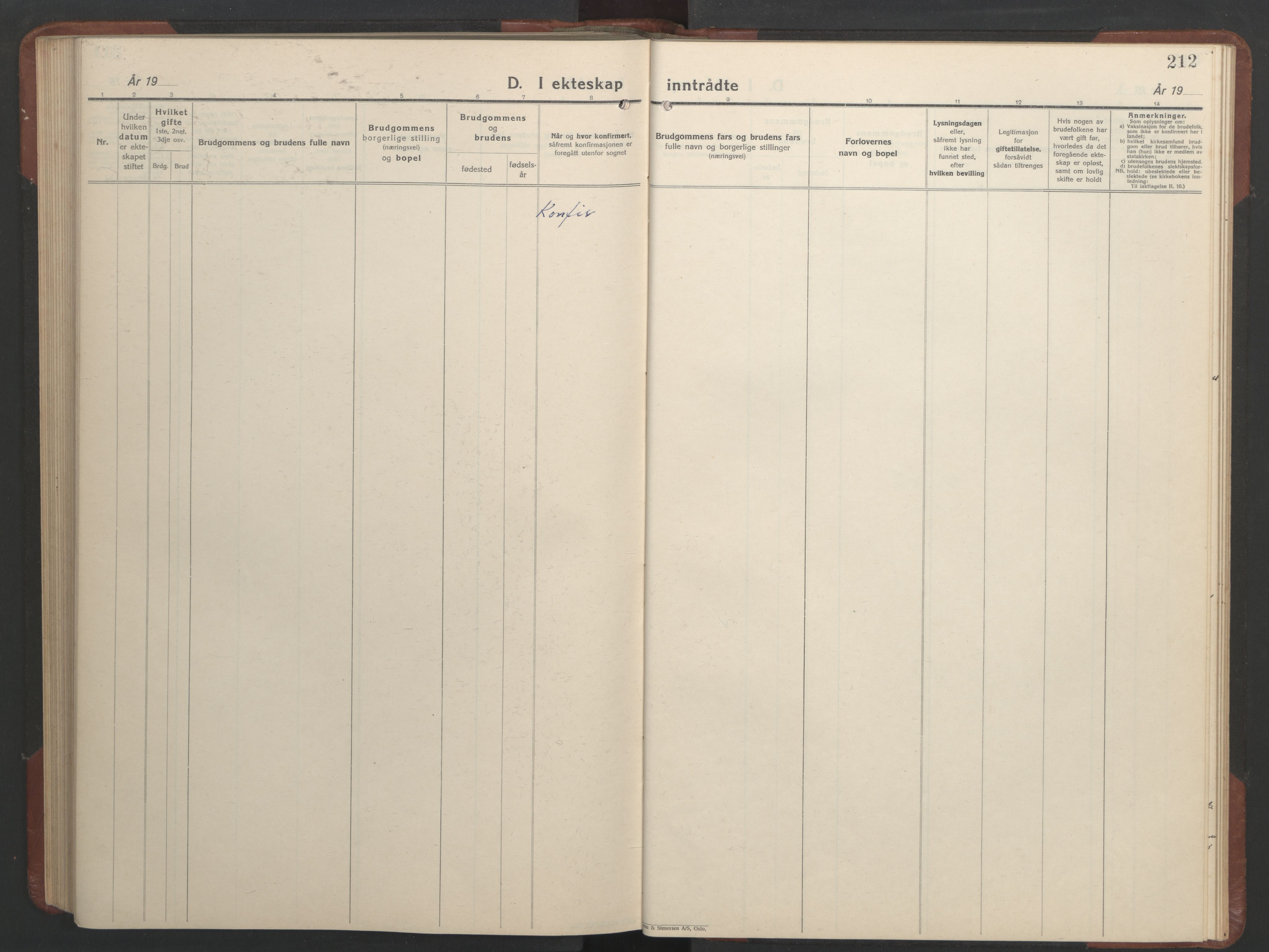 Ministerialprotokoller, klokkerbøker og fødselsregistre - Møre og Romsdal, AV/SAT-A-1454/560/L0726: Parish register (copy) no. 560C03, 1928-1952, p. 212